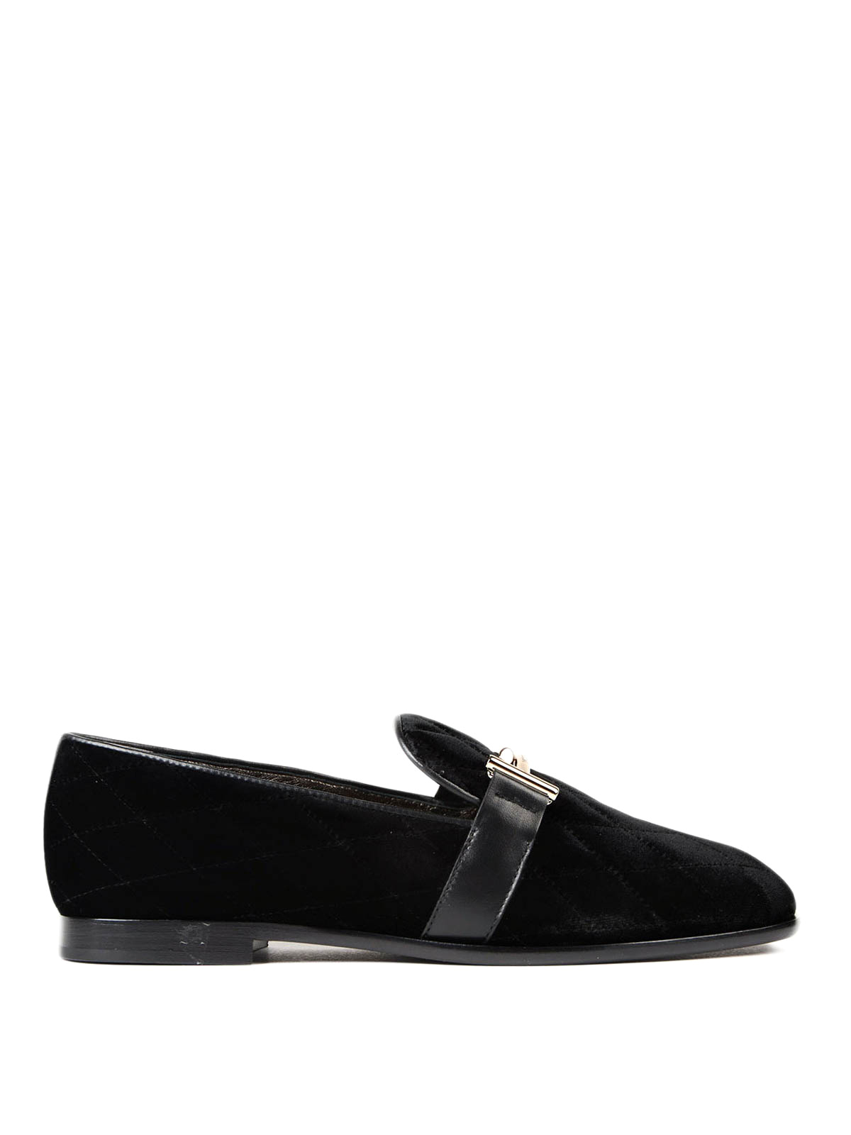 tod's double t quilted loafers