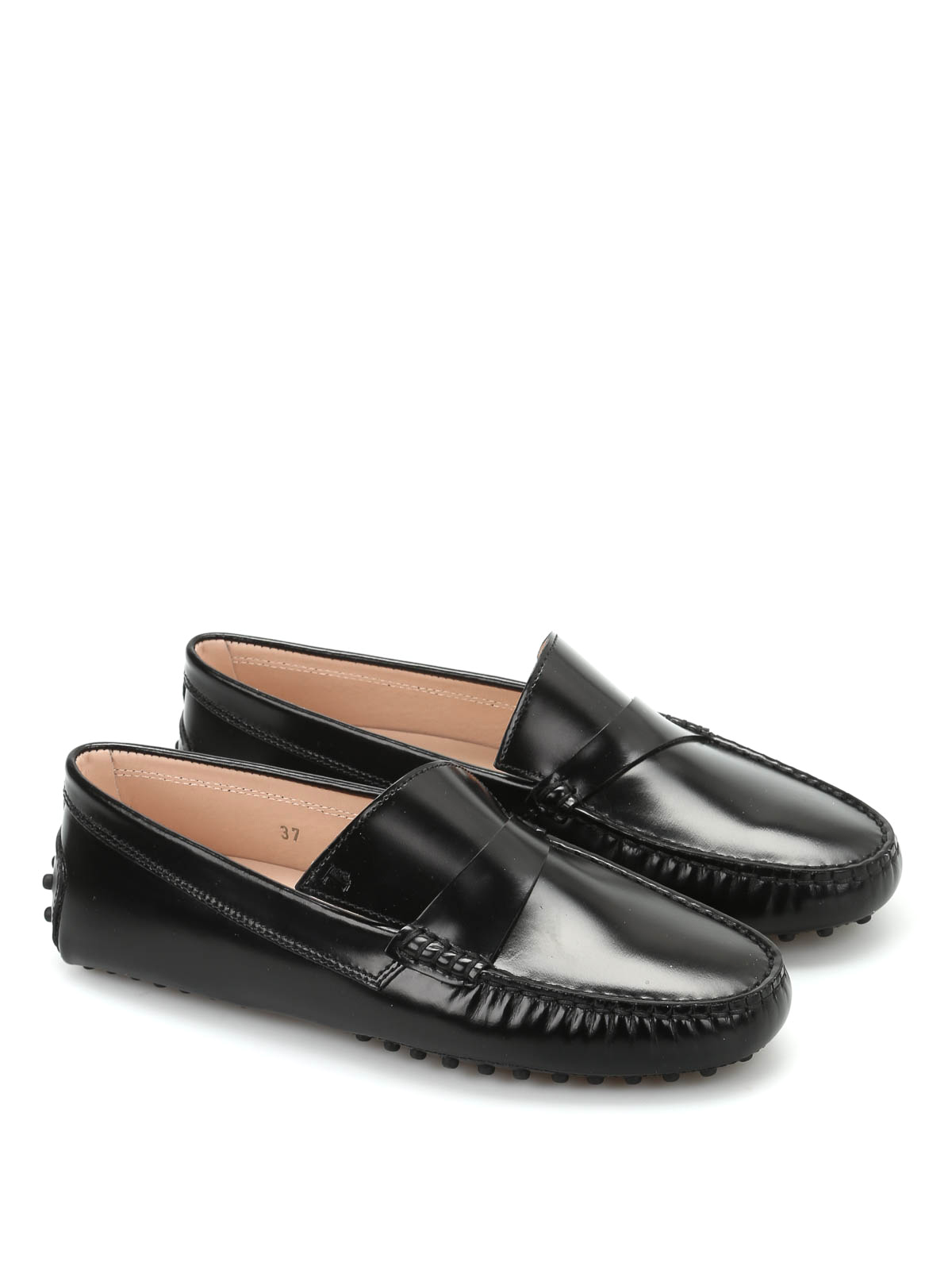 tods leather loafers leather loafers with pebbles by tod s loafers slippers tods leather loafers leather loafers with pebbles by tod s loafers slippers