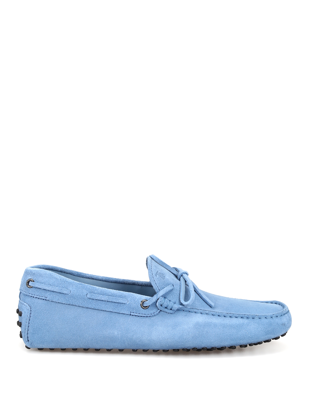 tod's blue suede loafers