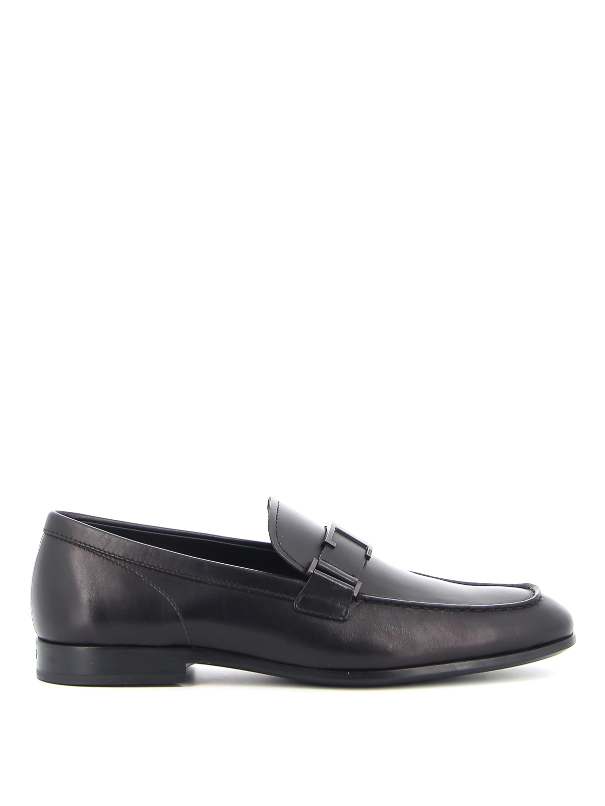 Tod's Timeless Loafers In Leather In Black