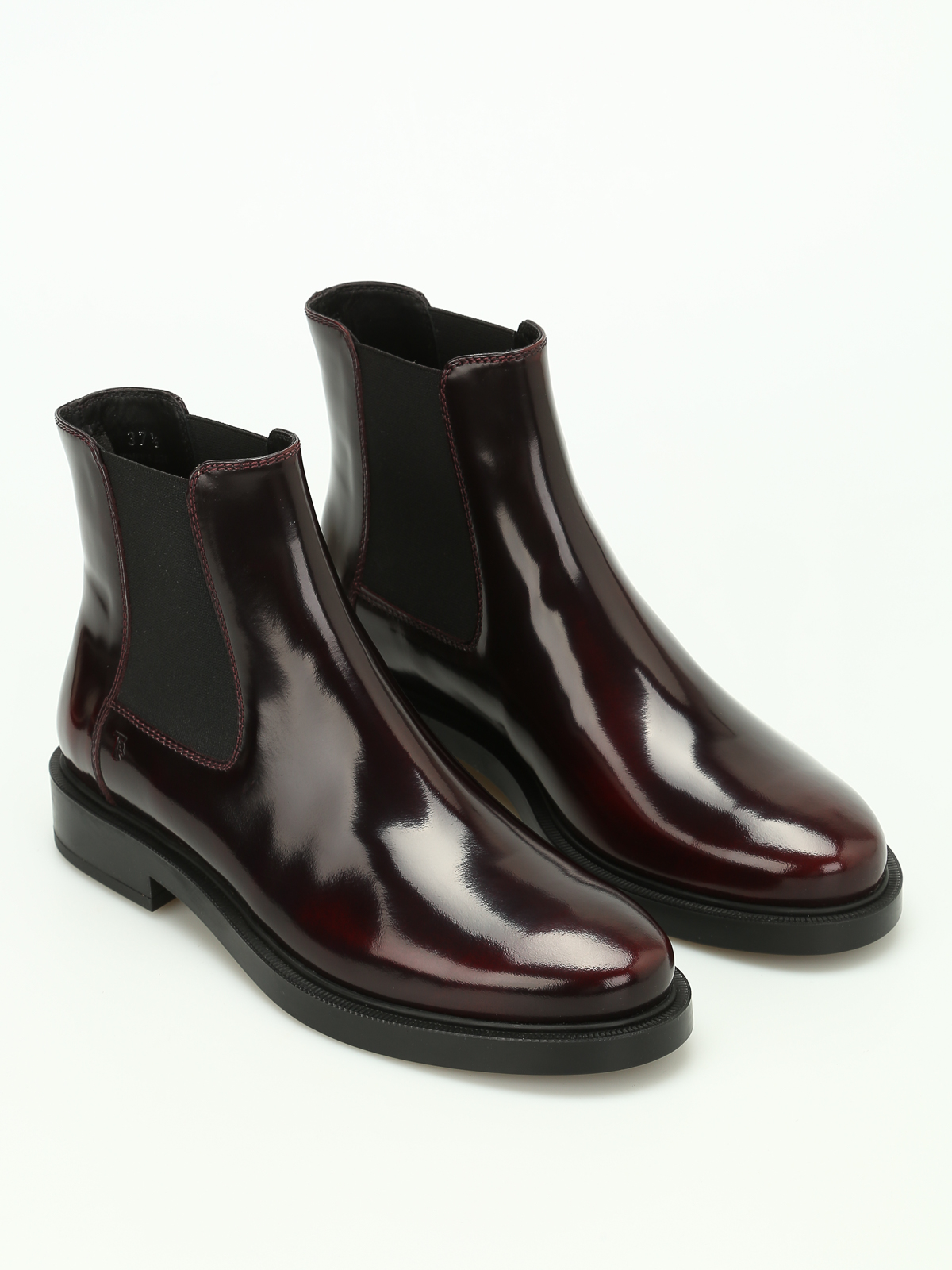 Tod'S - Polished leather Chelsea boots 