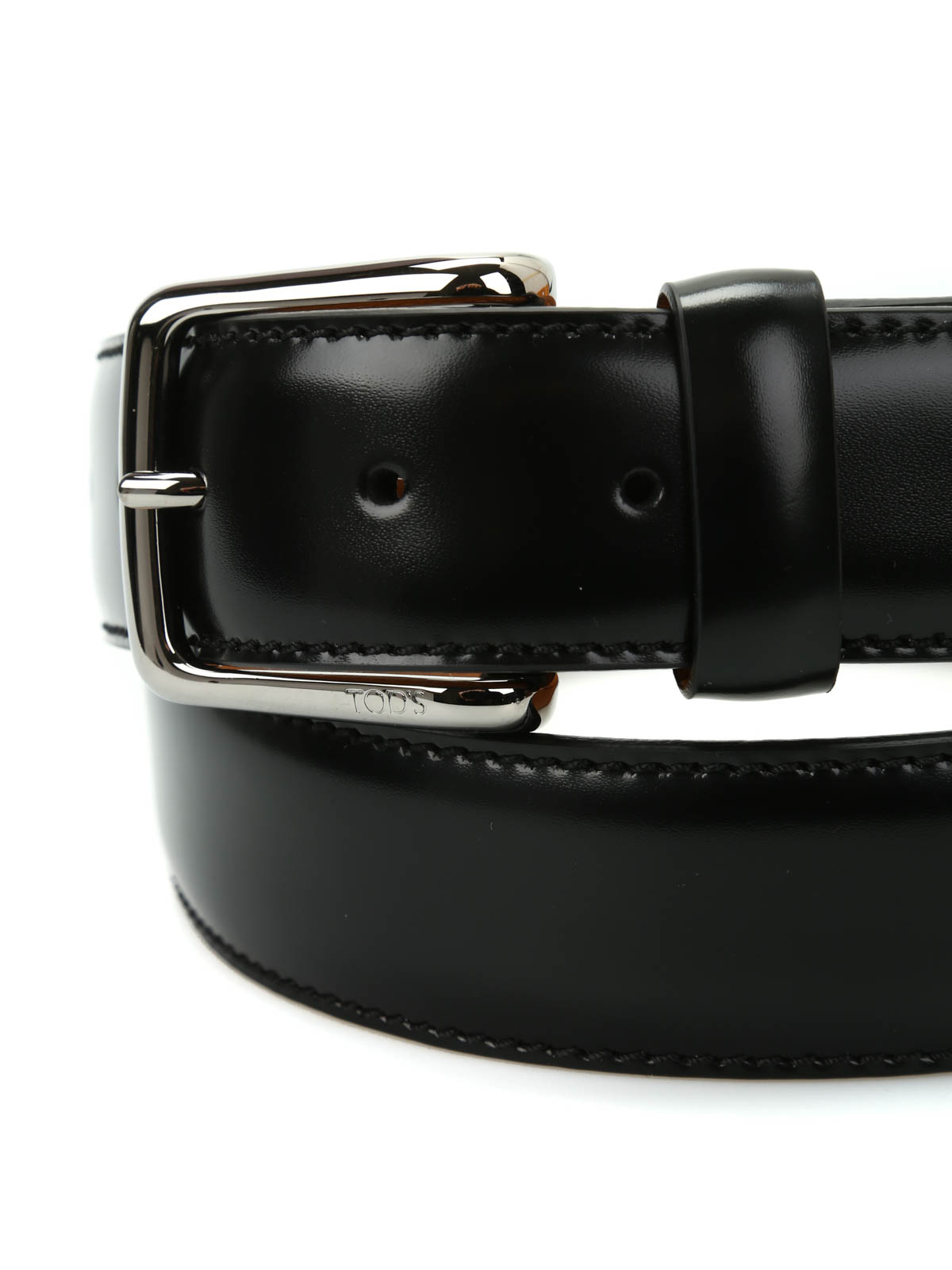 Tod'S - Brushed leather belt - belts - XCMCP610100EY0B999 | iKRIX.com