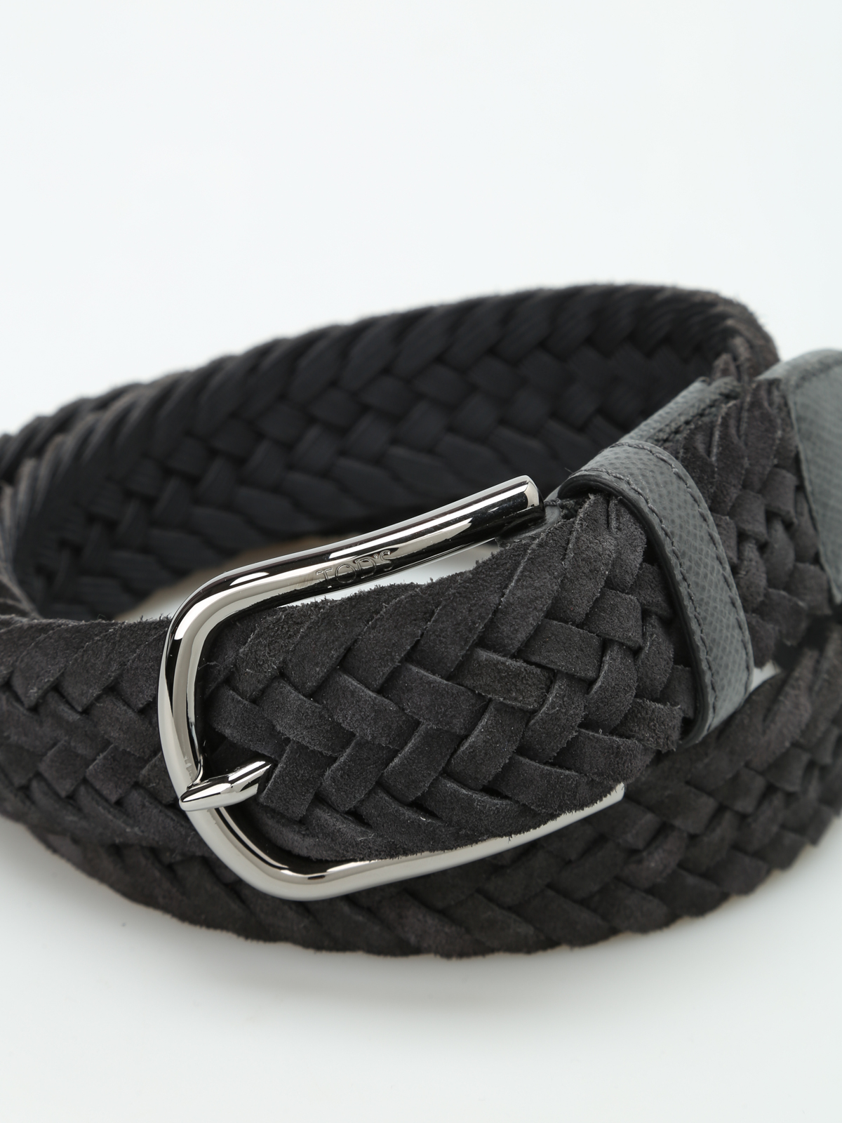 Belts Tod'S - Woven suede belt - XCMCPR201004UX414H | Shop online at iKRIX