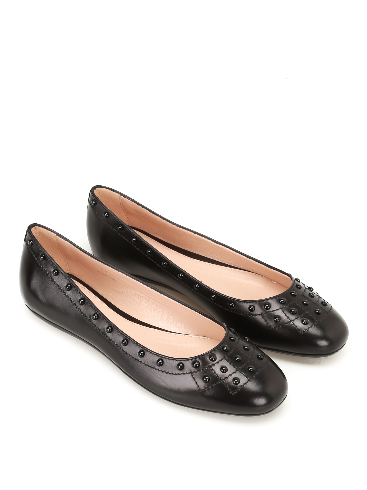 Leather flats with Gommini - flat shoes 