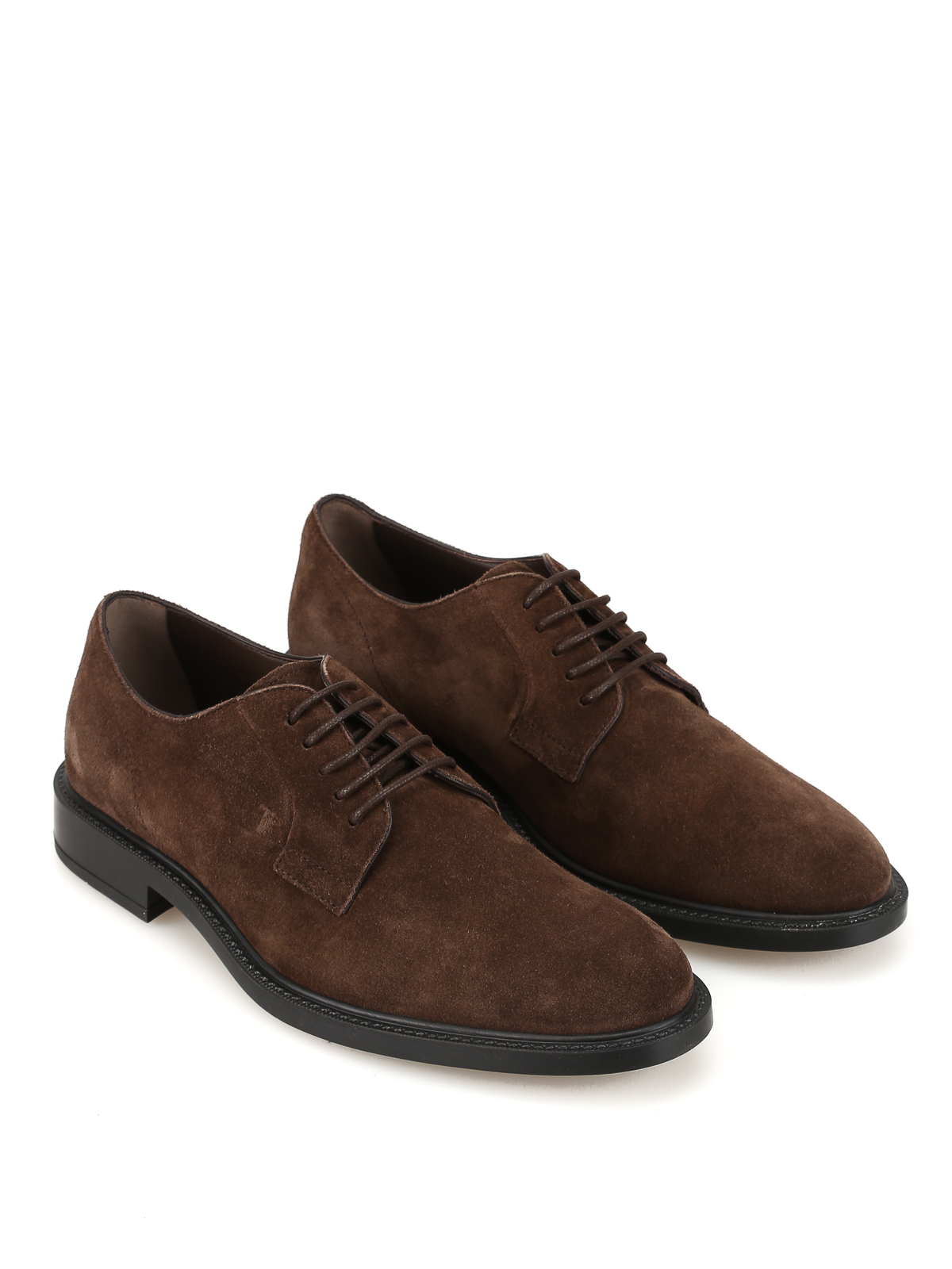 Tods Suede Lace-up Shoes in Camel Brown for Men Mens Shoes Lace-ups Brogues 