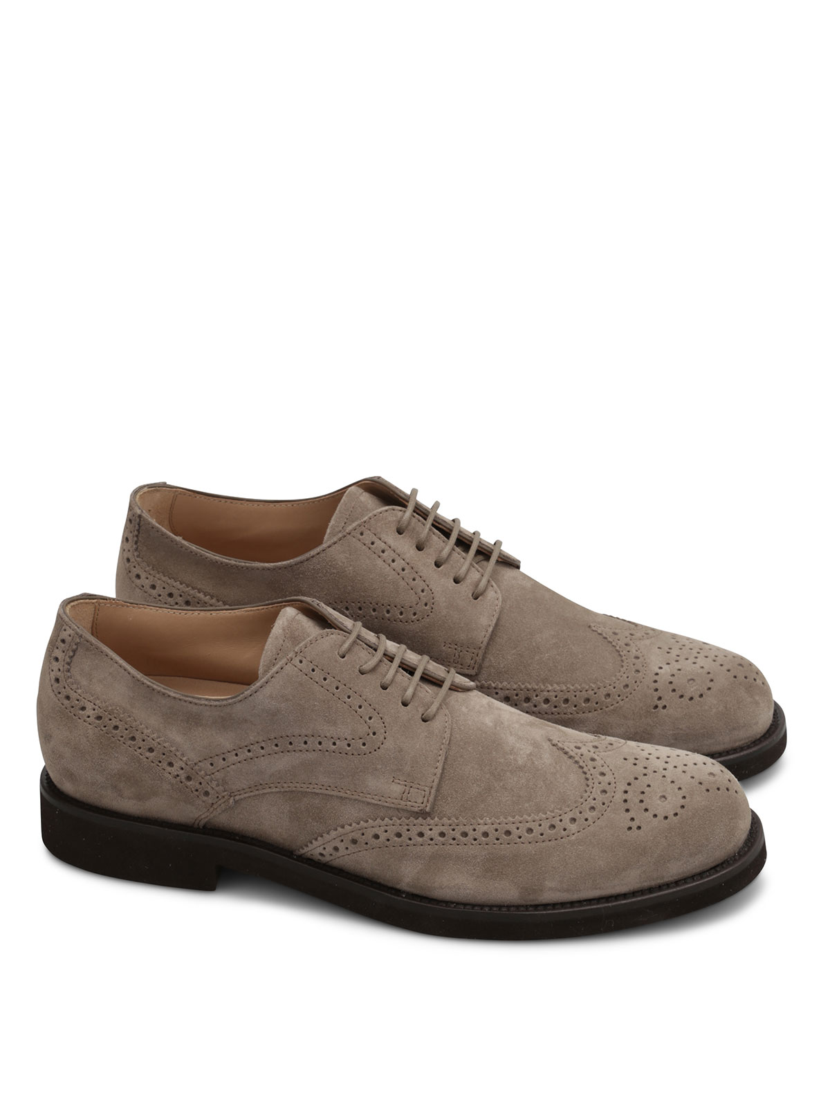 Tod'S - Suede brogues shoes - lace-ups 