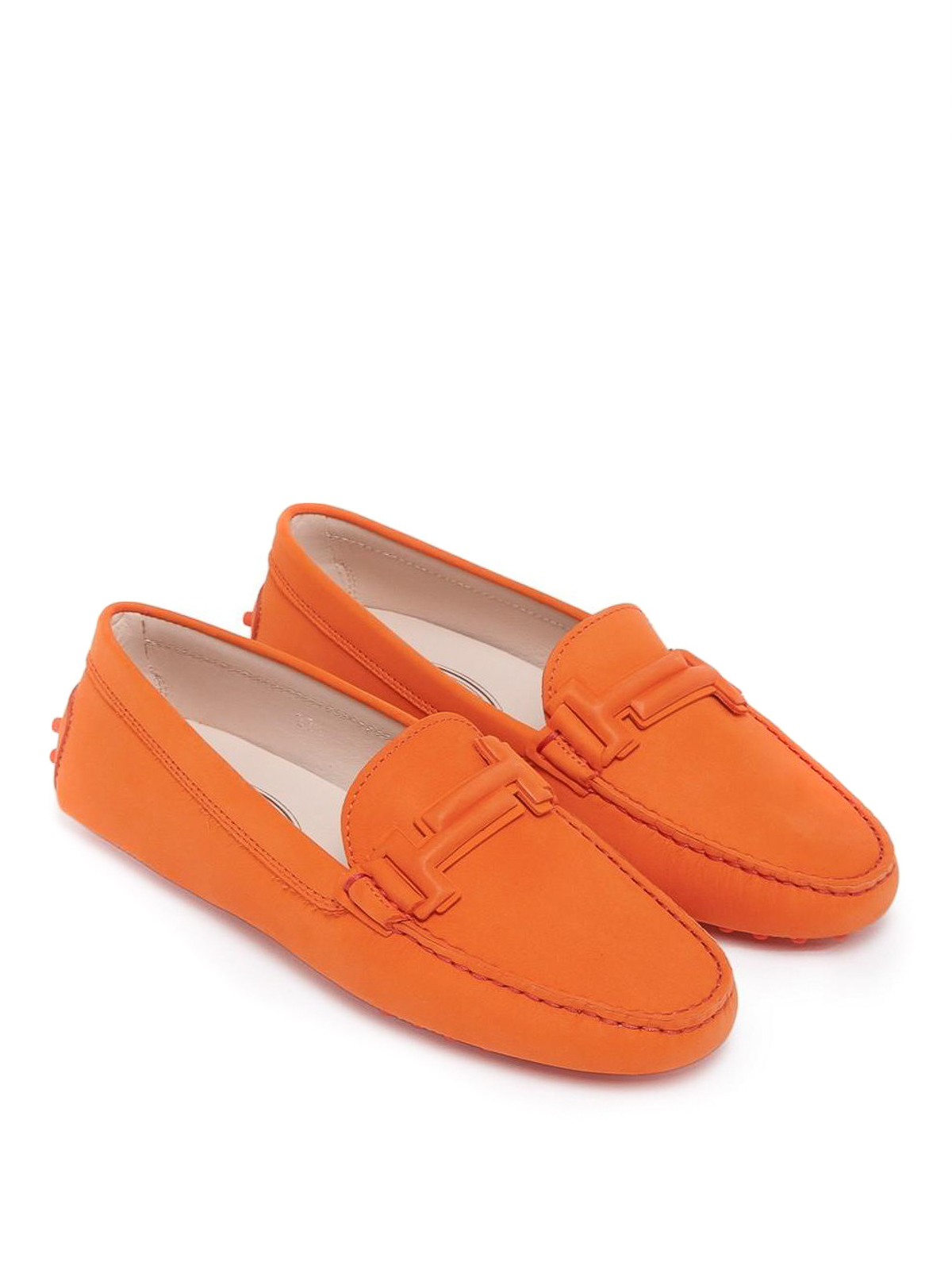 Loafers & Slippers Tod'S - Gommino orange nubuk