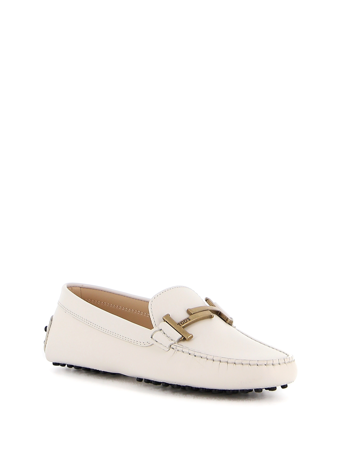 tod's white loafers