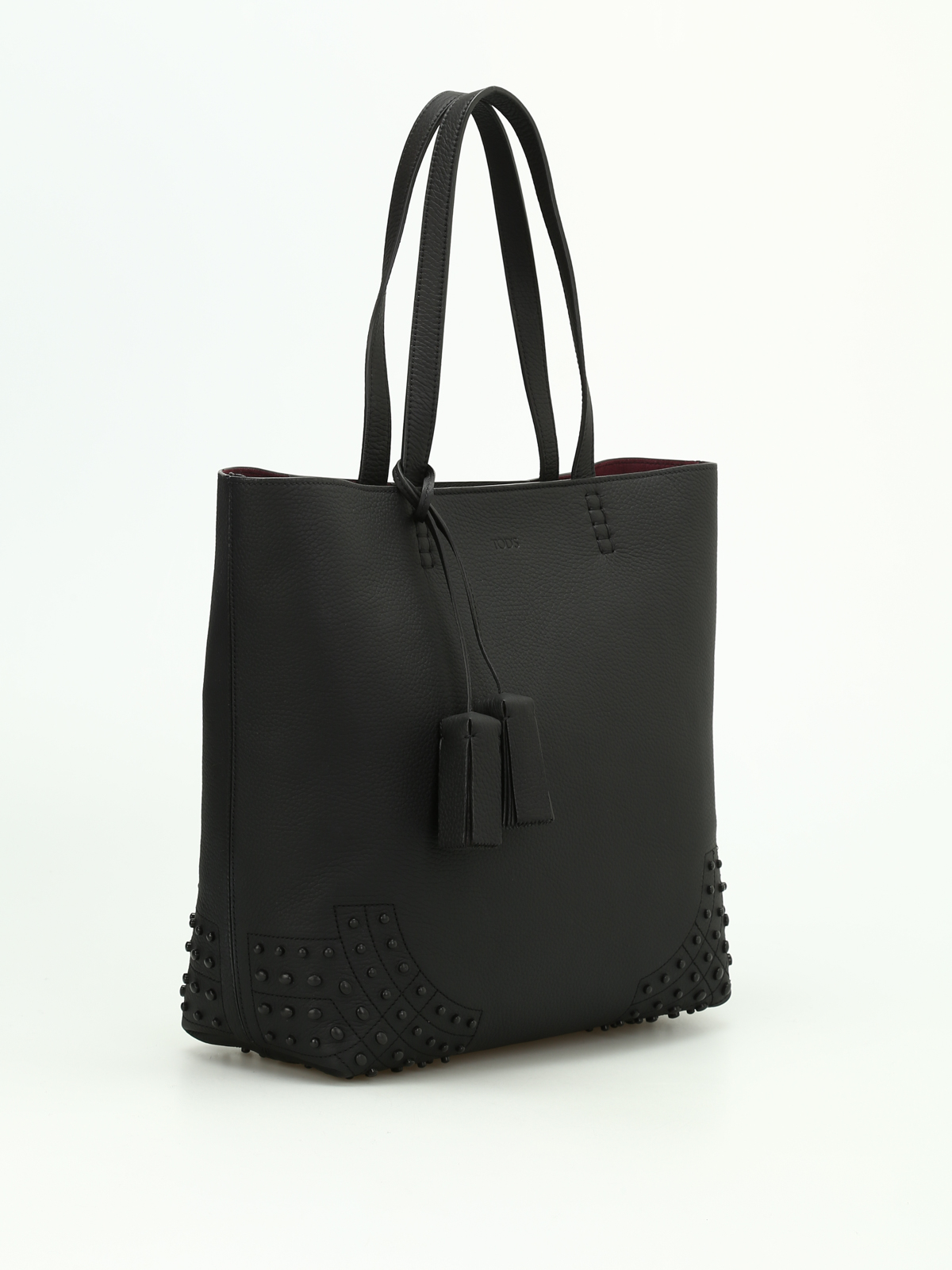 Totes bags Tod'S - Wave Bag medium leather tote - XBWAMRFT301MCAB999