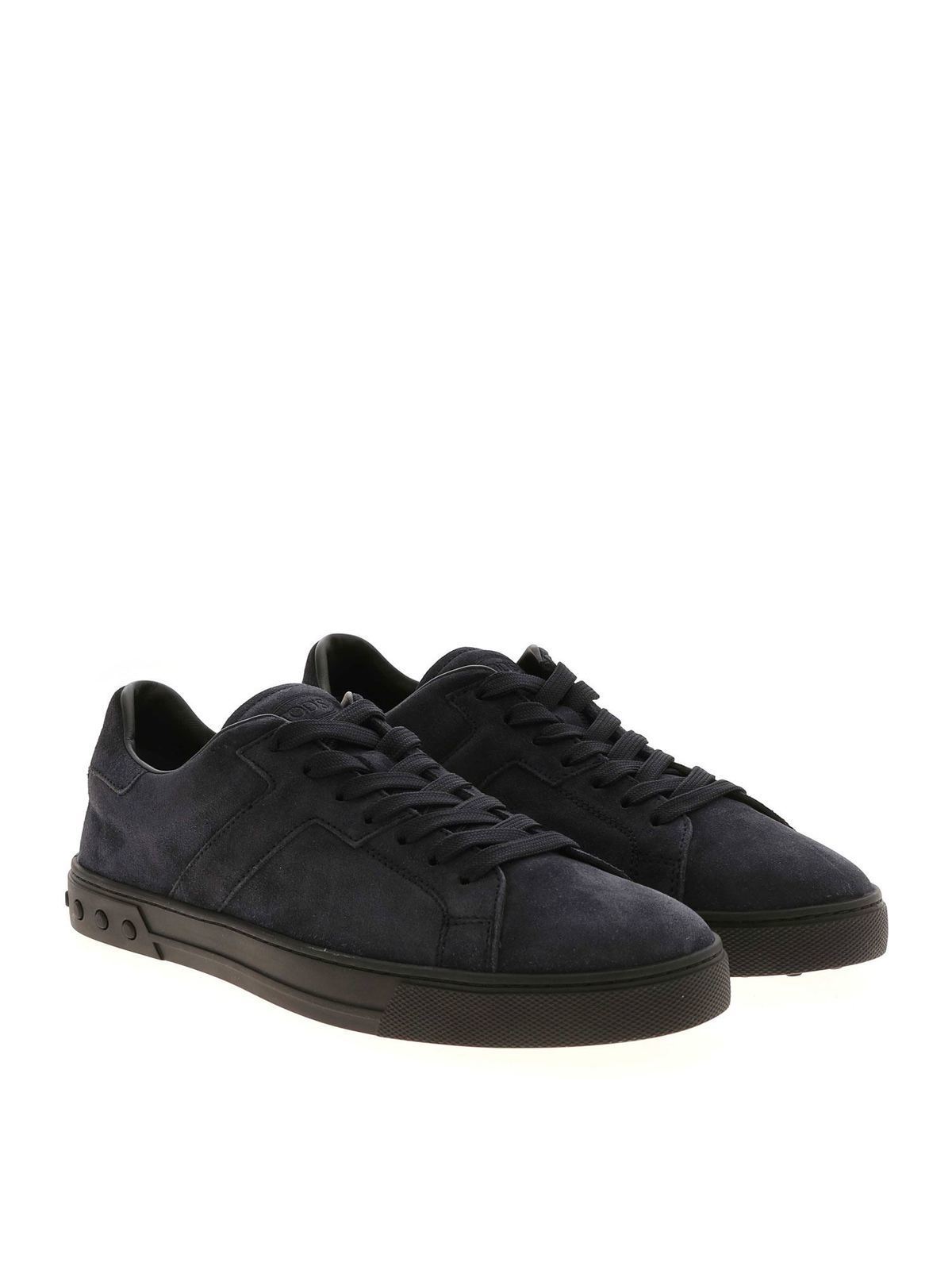 dark blue trainers