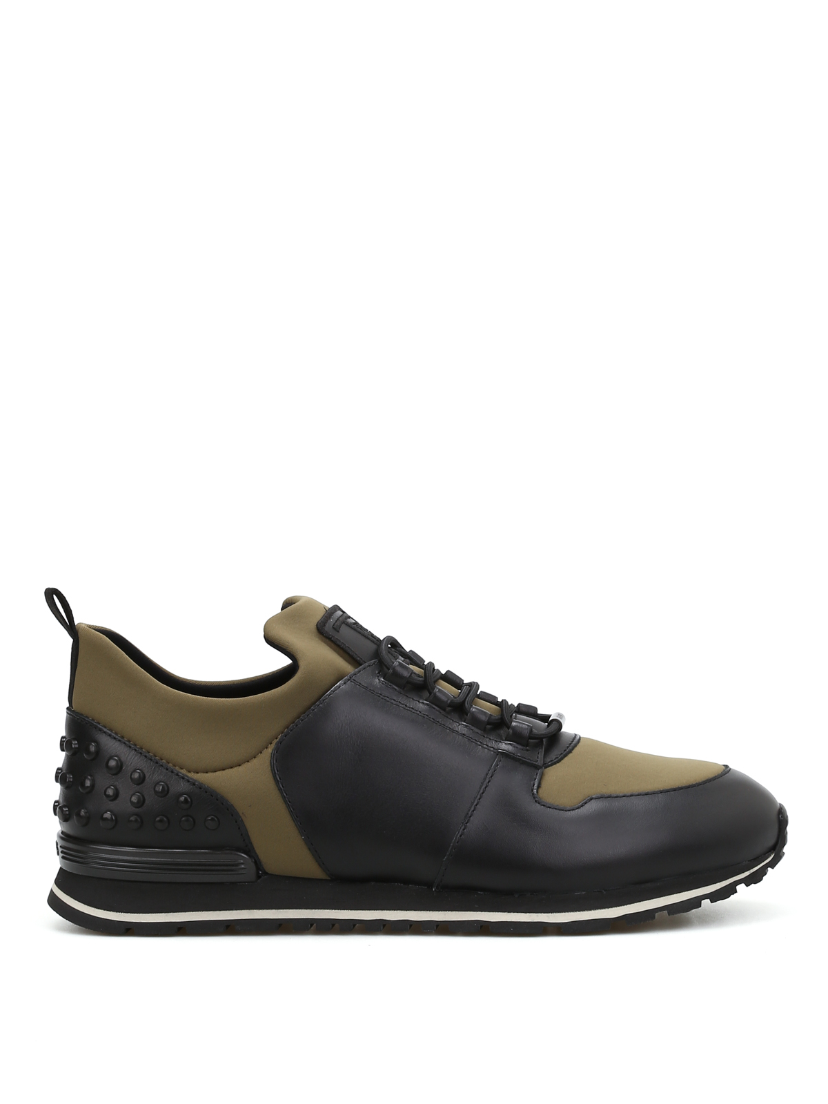 Trainers Tod'S - Leather and scuba running sneakers - XXM0XH0V400HQ964RI