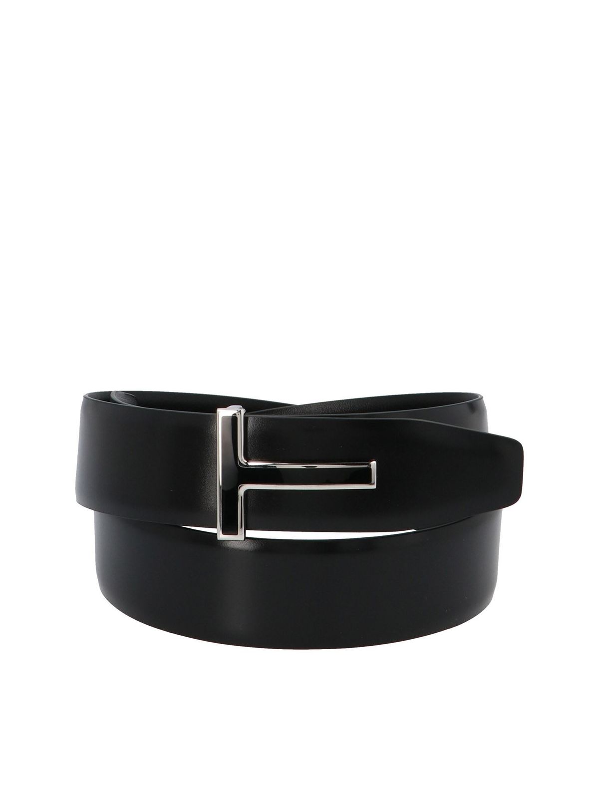 Belts Tom Ford - Logo reversible belt in black - TB247PLCL052U9000