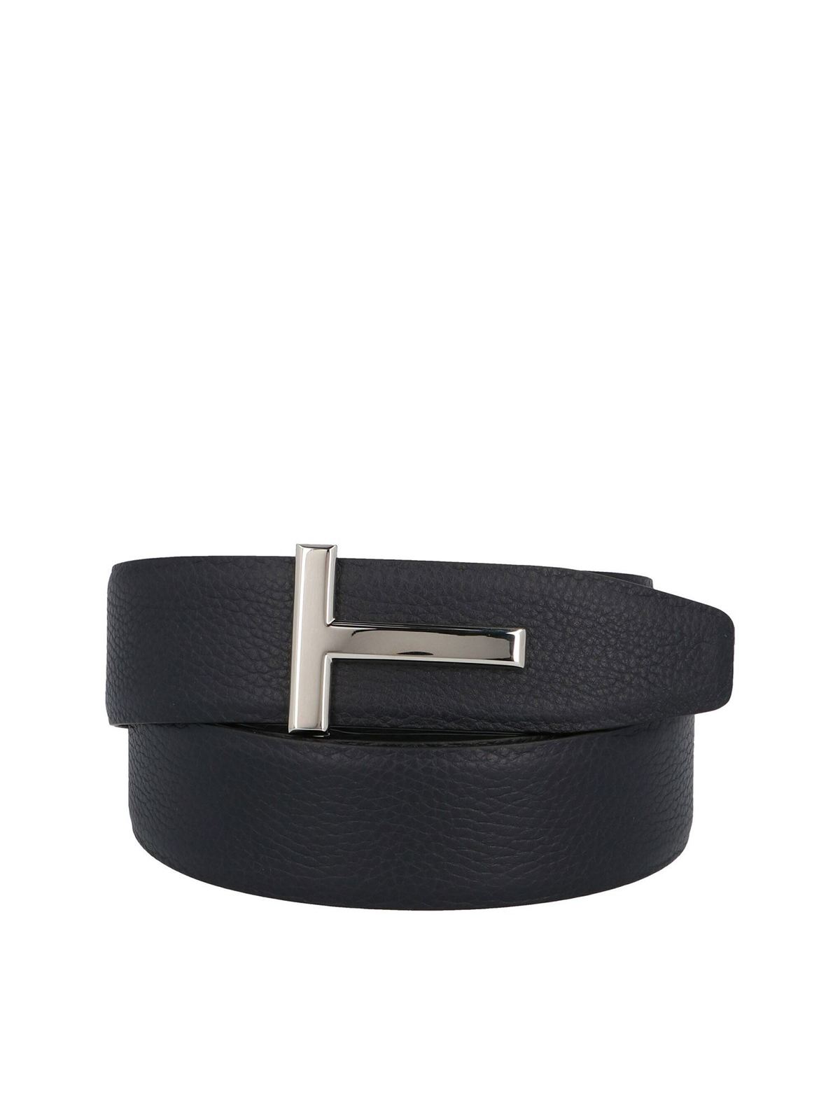 Belts Tom Ford - Reversible belt in dark navy and black - TB178TLCL050C5901