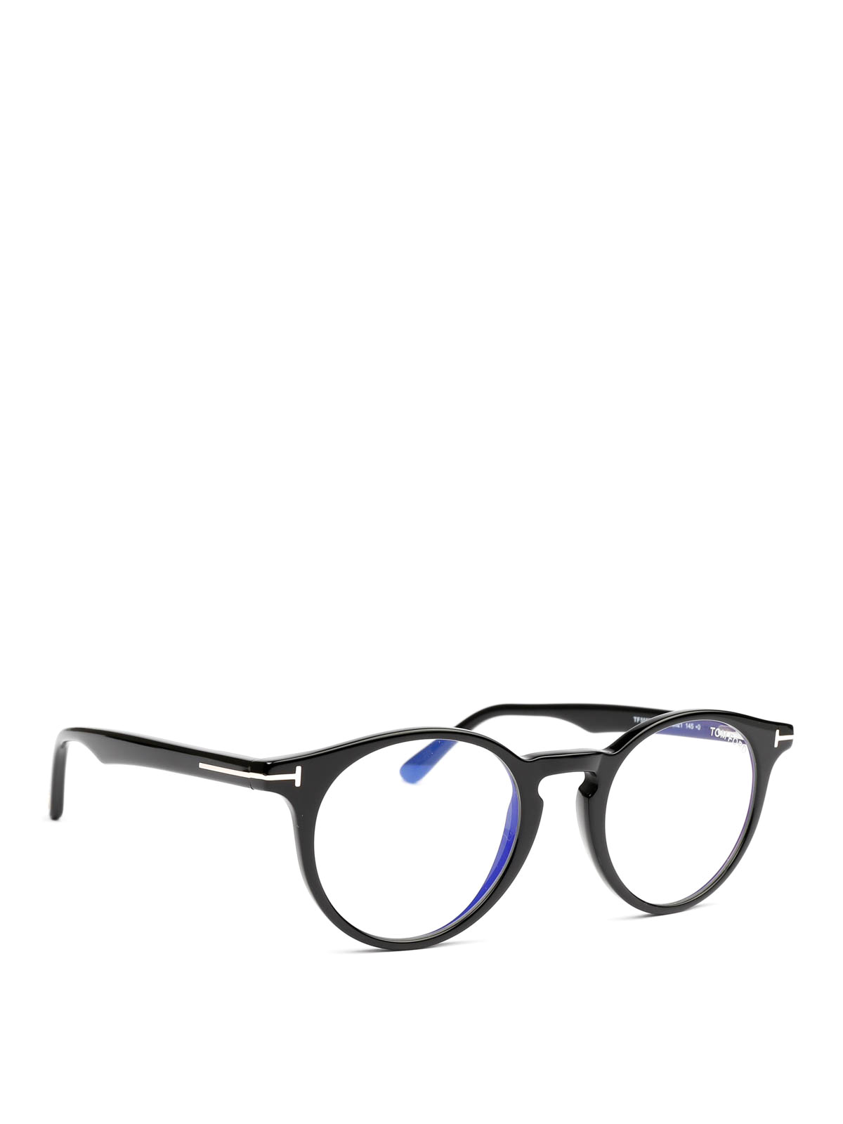 Glasses Tom Ford - Black round glasses - FT5557B001 | Shop online at iKRIX