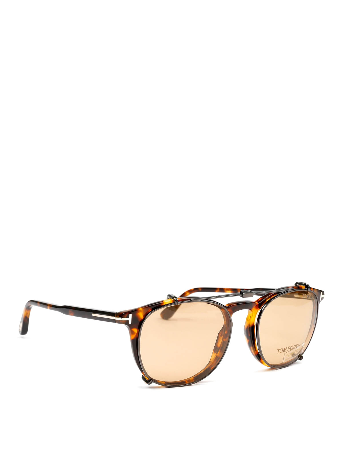 Sunglasses Tom Ford - Pink lens clip-on - FT5401CL01E 