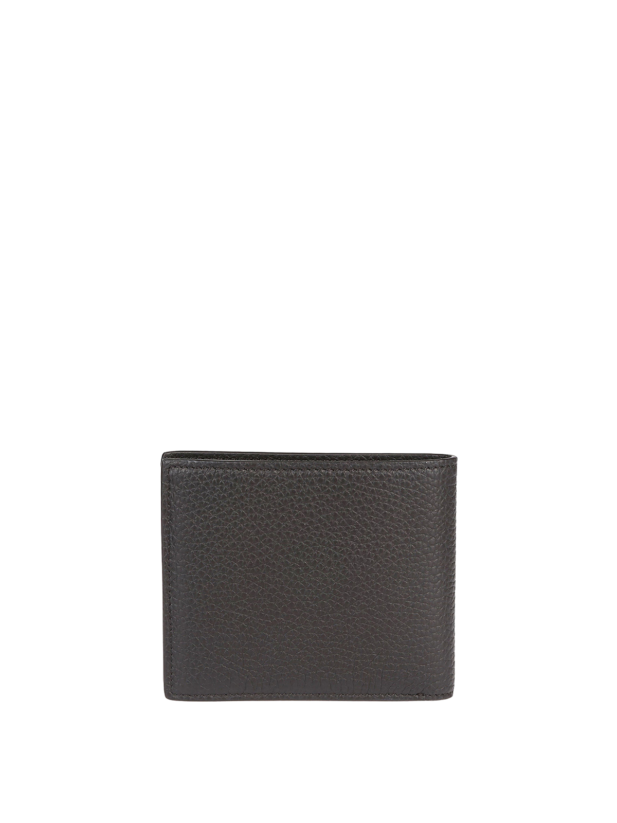 Wallets & purses Tom Ford - Black grainy leather bifold wallet ...