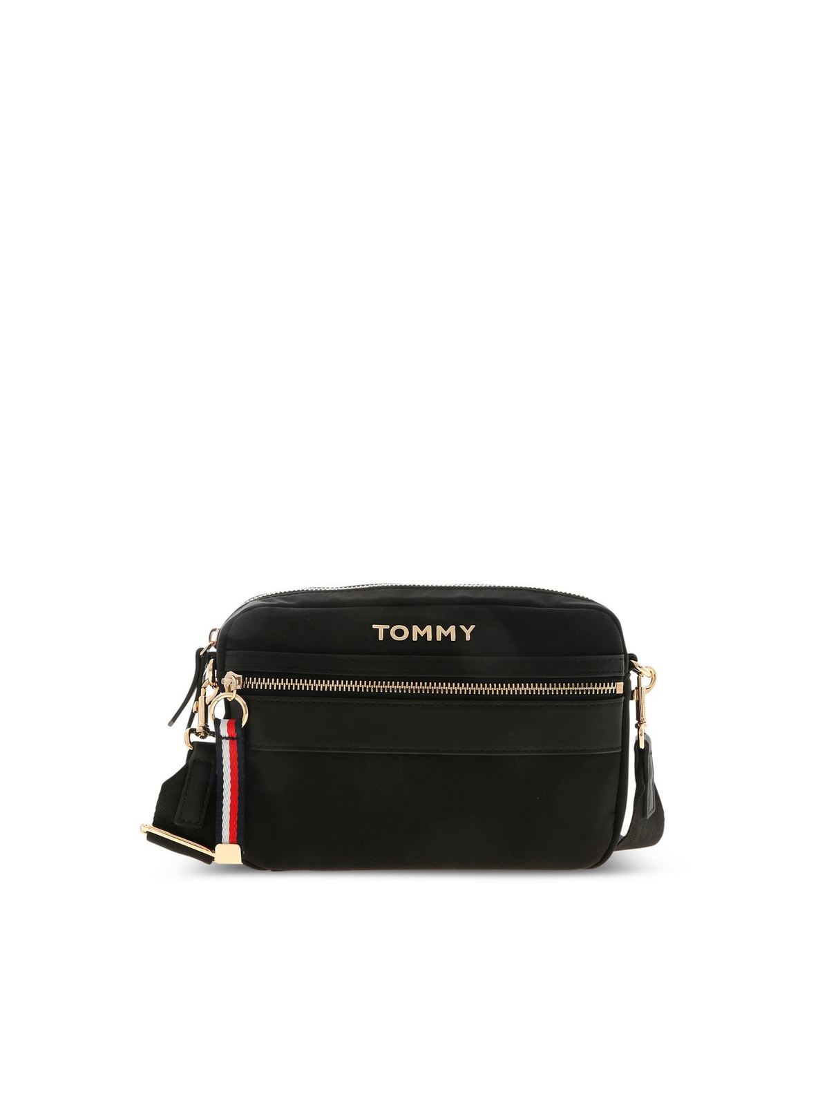 tommy hilfiger black shoulder bag