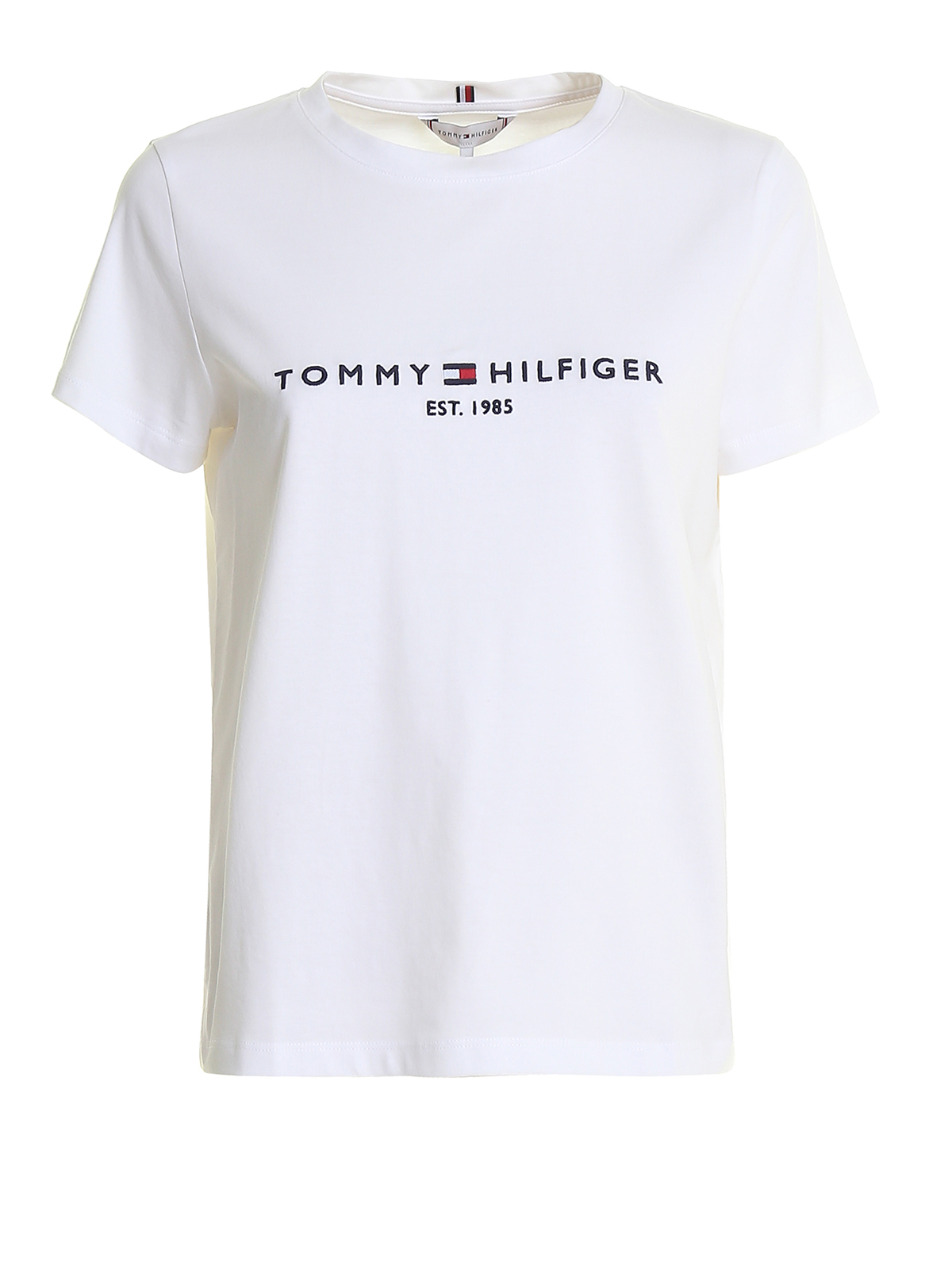 T-shirts Tommy Hilfiger - Logo embroidery T-shirt - WW0WW26868YBR