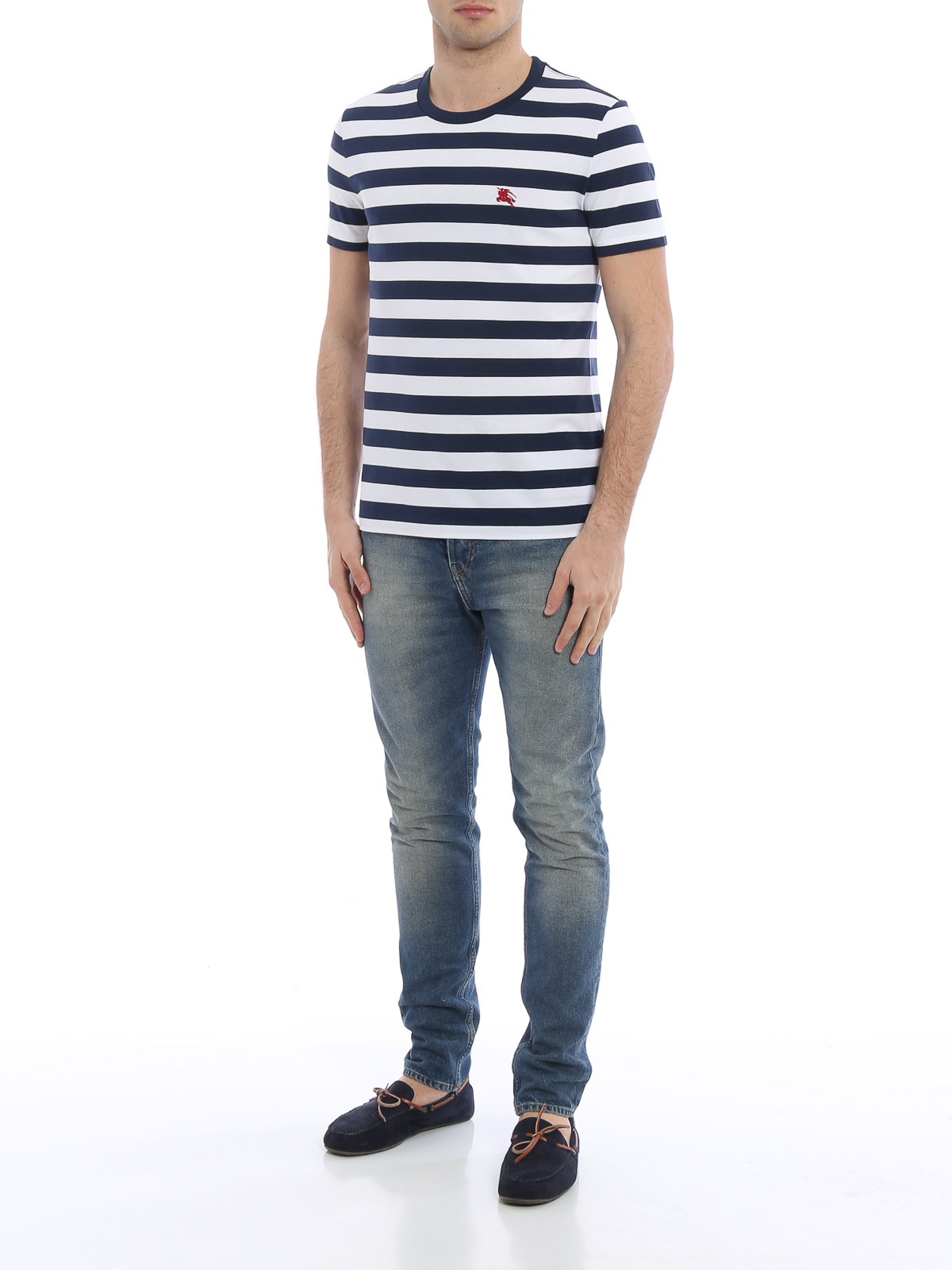 T-shirts Burberry - Torridge striped Tee - 4046477 | Shop online at iKRIX