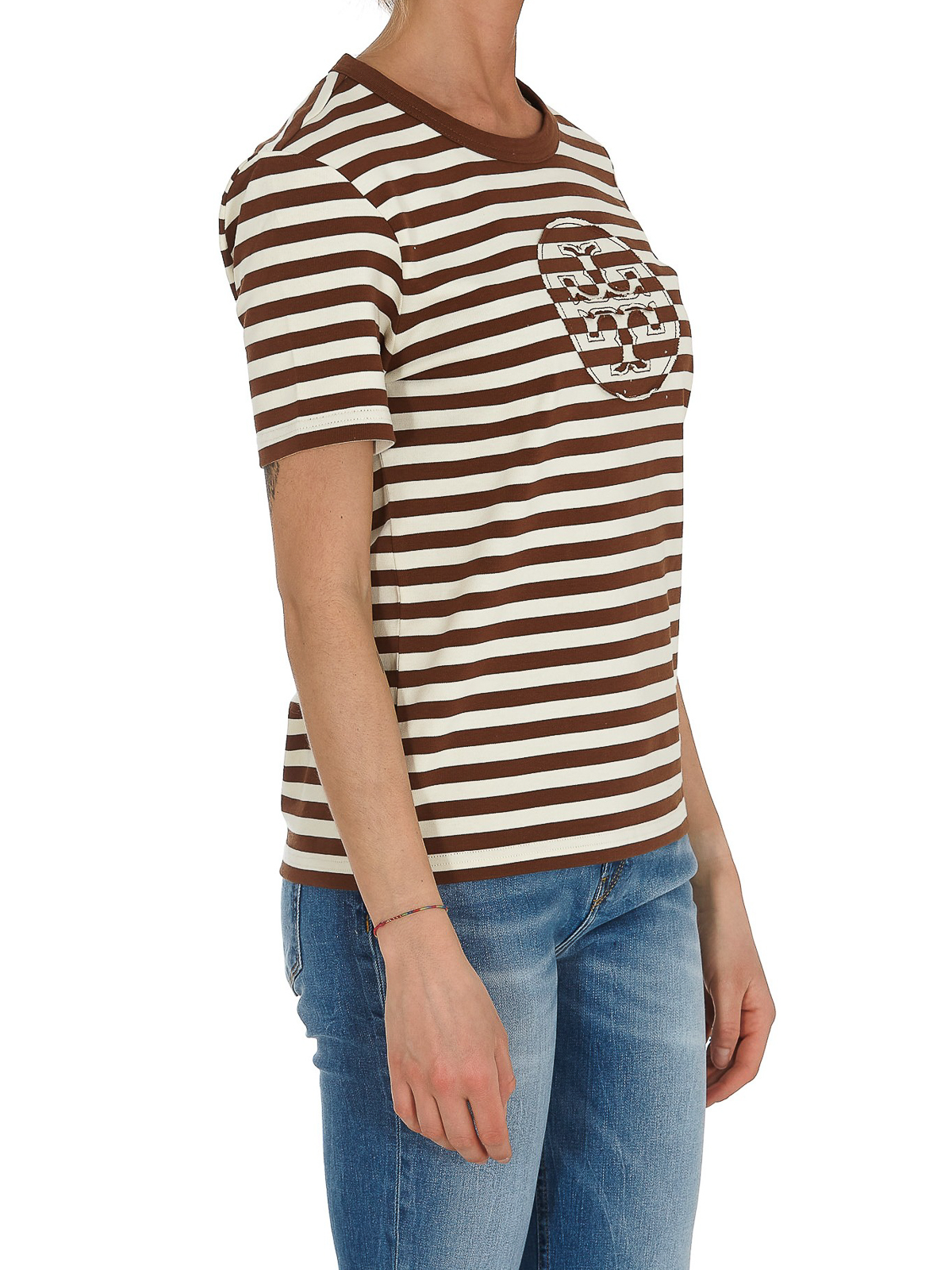 T-shirts Tory Burch - Striped T-shirt - 63871229 | Shop online at iKRIX