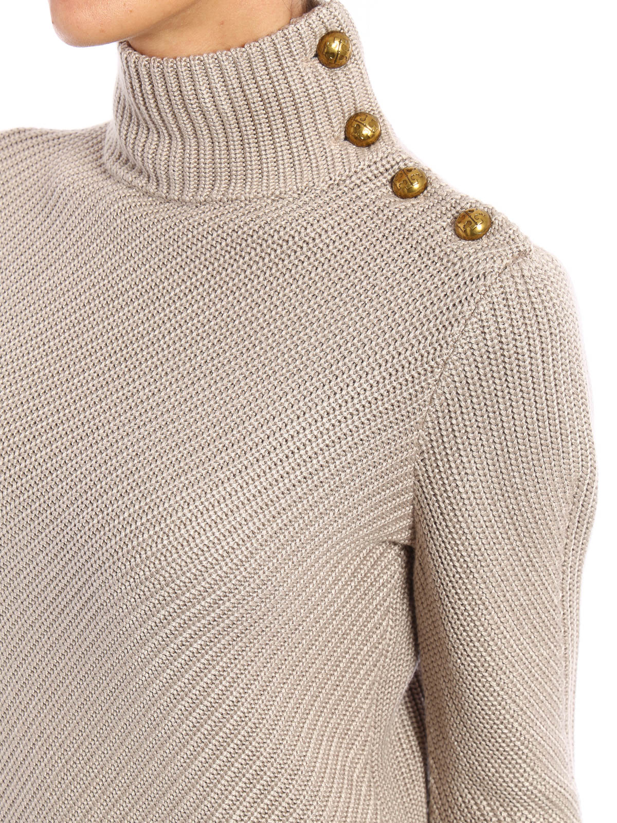 Short dresses Tory Burch - Turtleneck collar knit dress - 30952288