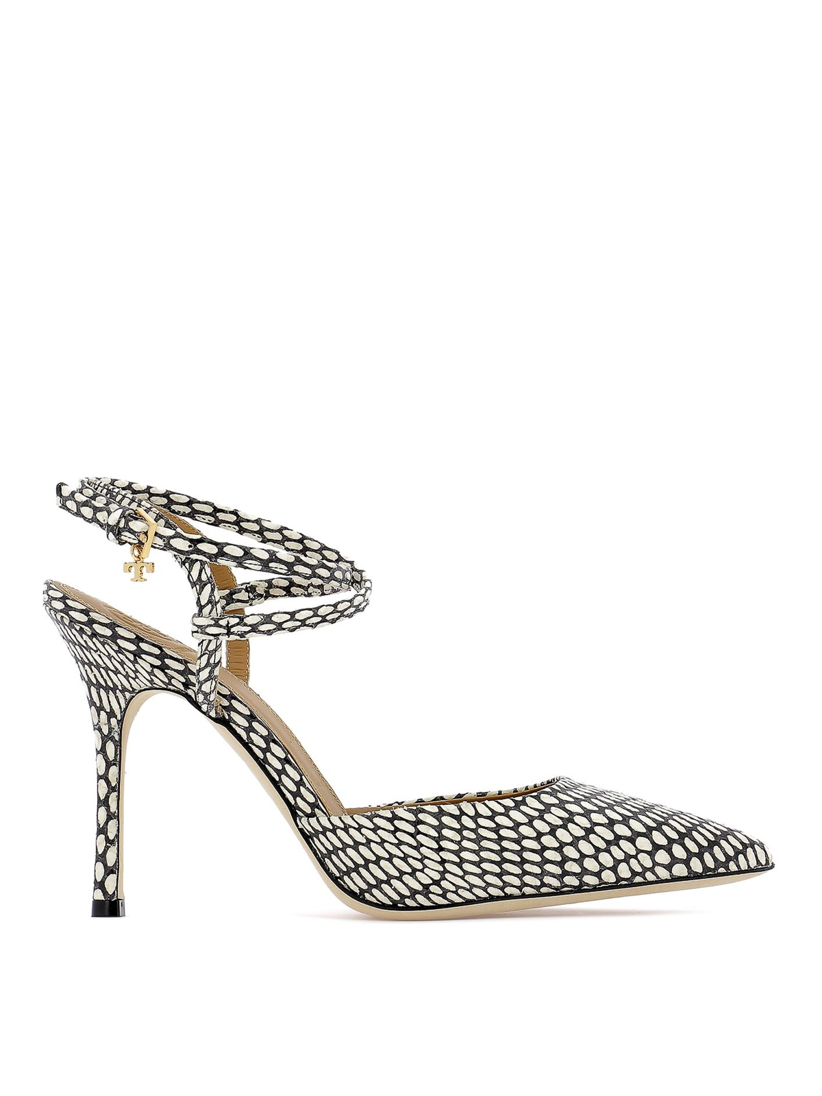 Court shoes Tory Burch - Two-tone snake print leather pumps - 53290014