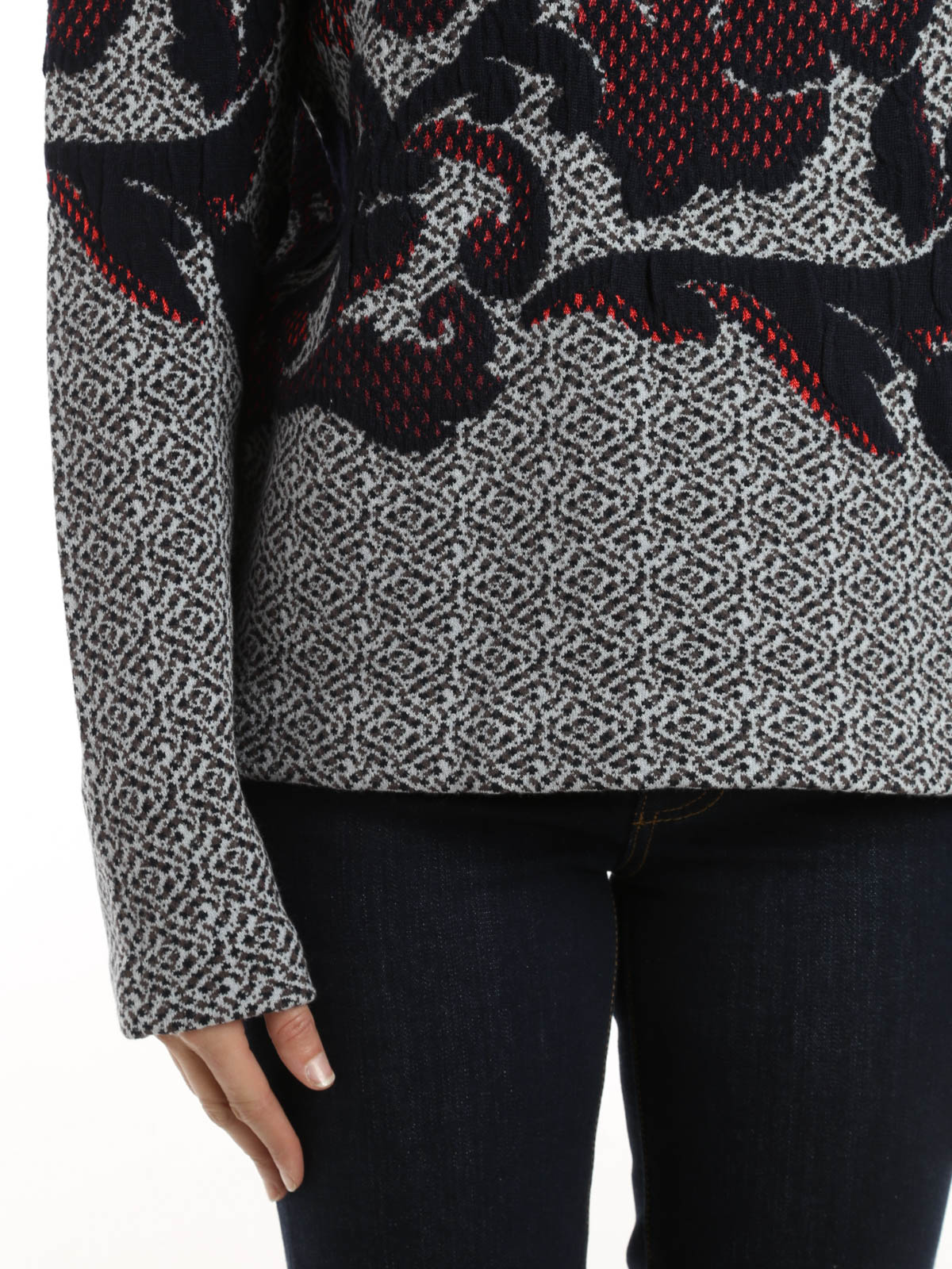 tory burch floral sweater