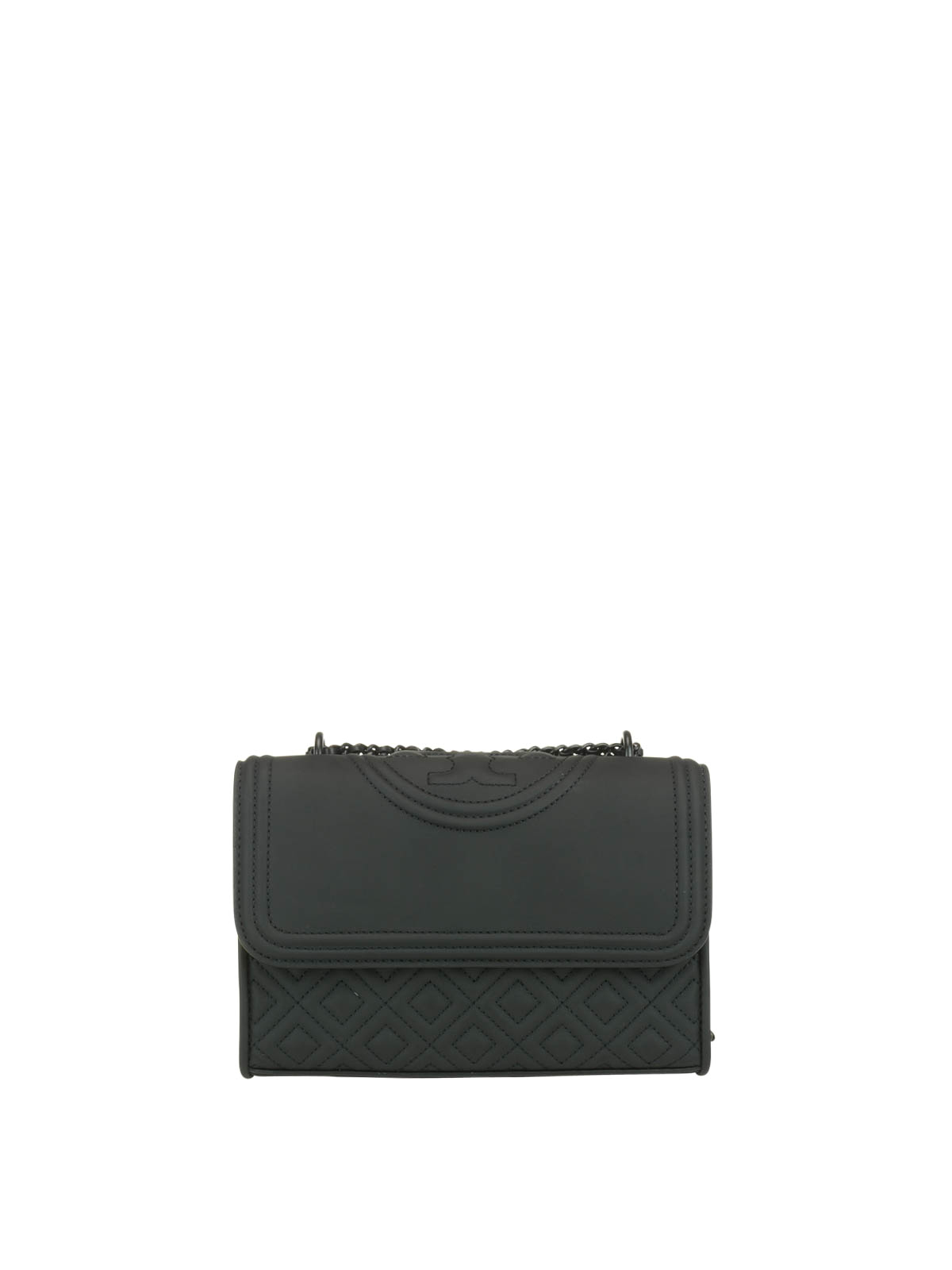 Tory burch fleming matte black online small