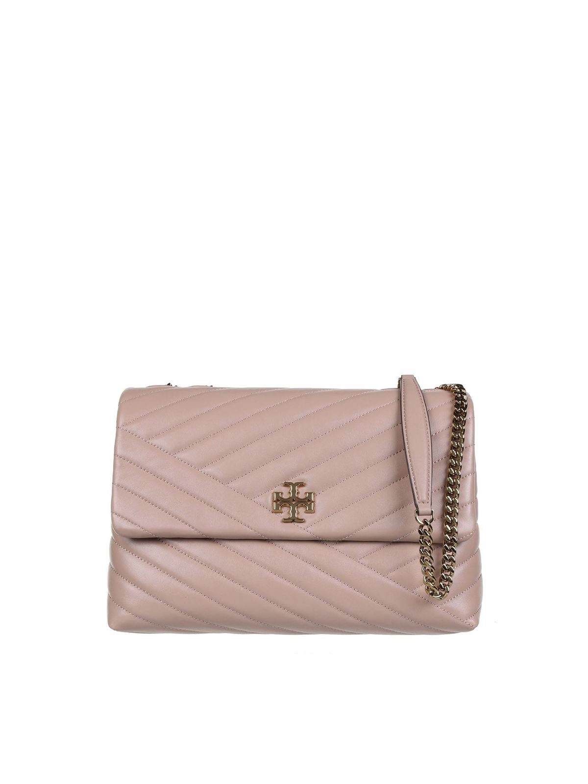 Cross body bags Tory Burch - Kira Chevron bag in pink - 58465288