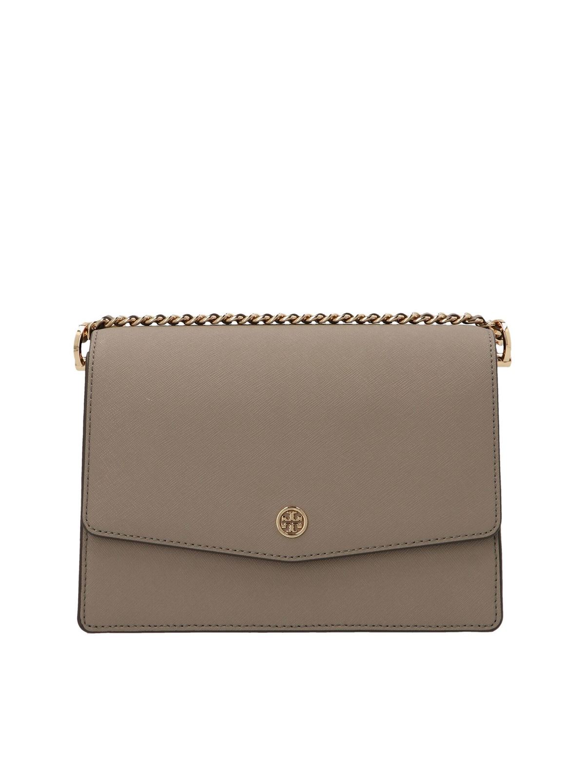 کیف کج Tory Burch - Robinson crossbody bag in Gray Heron color - 54654082