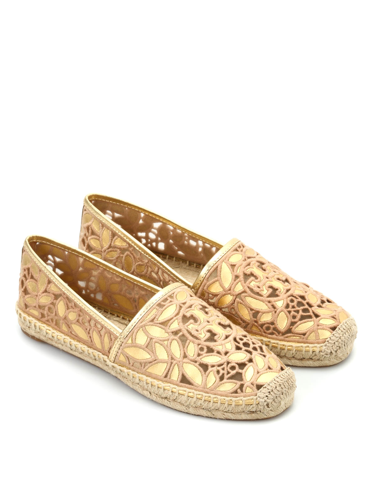 tory burch yellow espadrilles