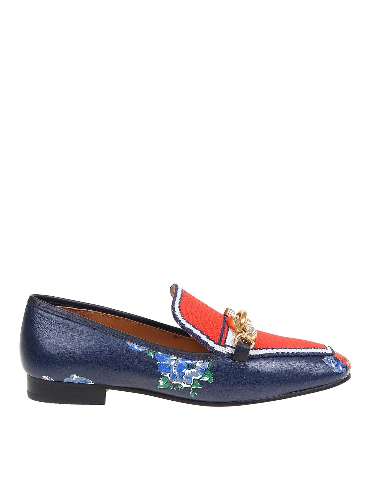 Flat shoes Tory Burch - Jessa printed leather loafers - 65130415