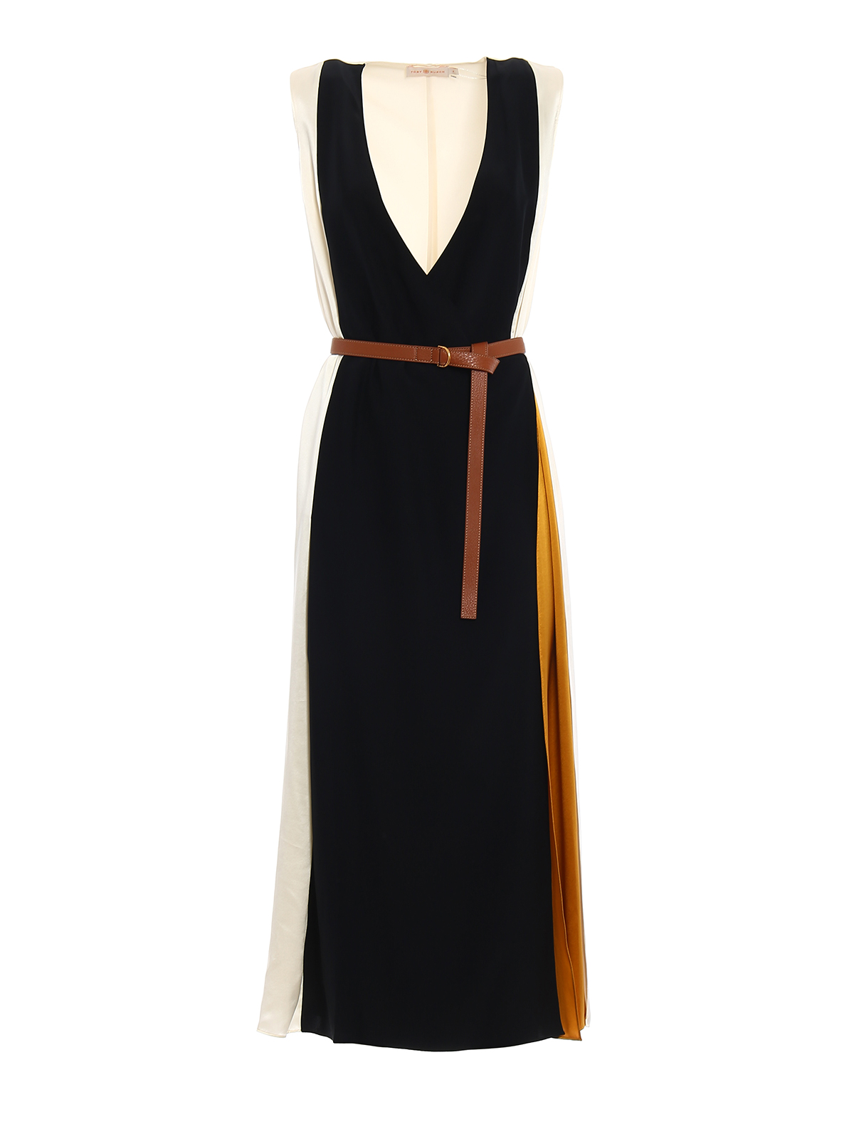 Maxi dresses Tory Burch - Clarice silk satin wrap dress - 467920218001