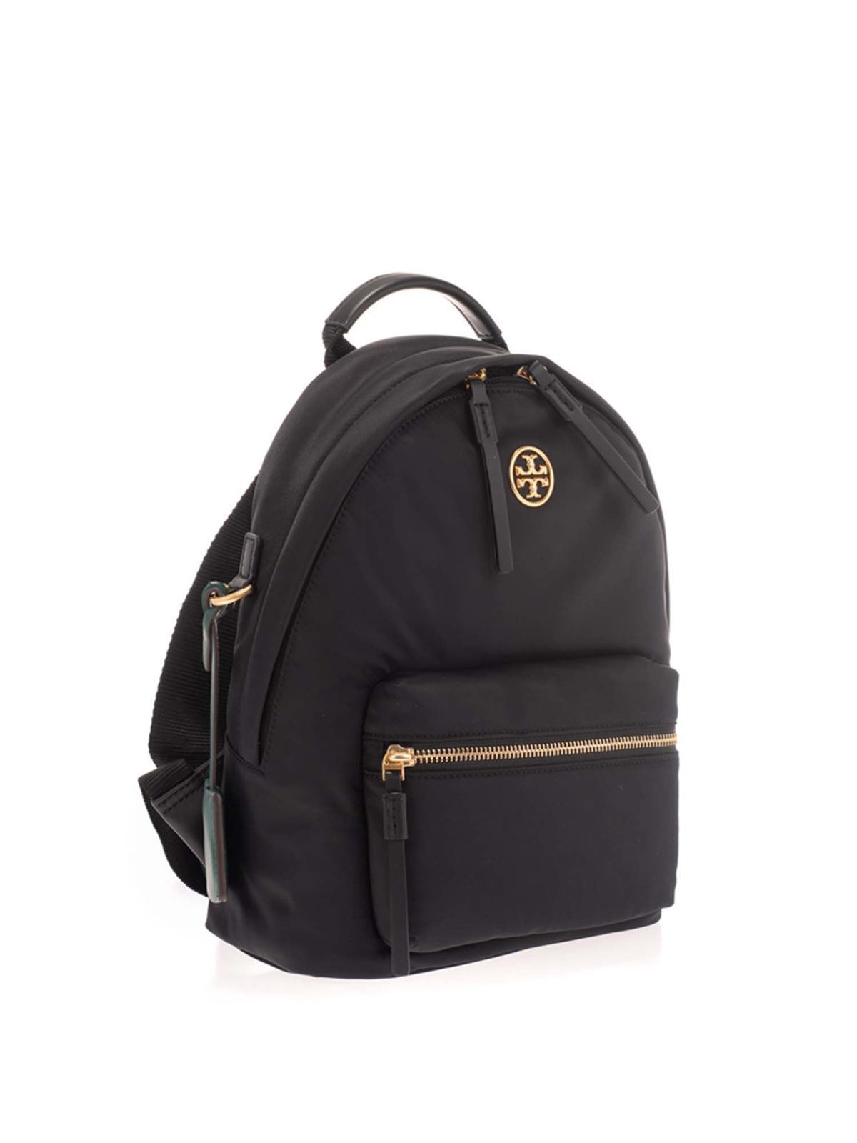 Backpacks Tory Burch - Metal logo backpack in black - 78821001 