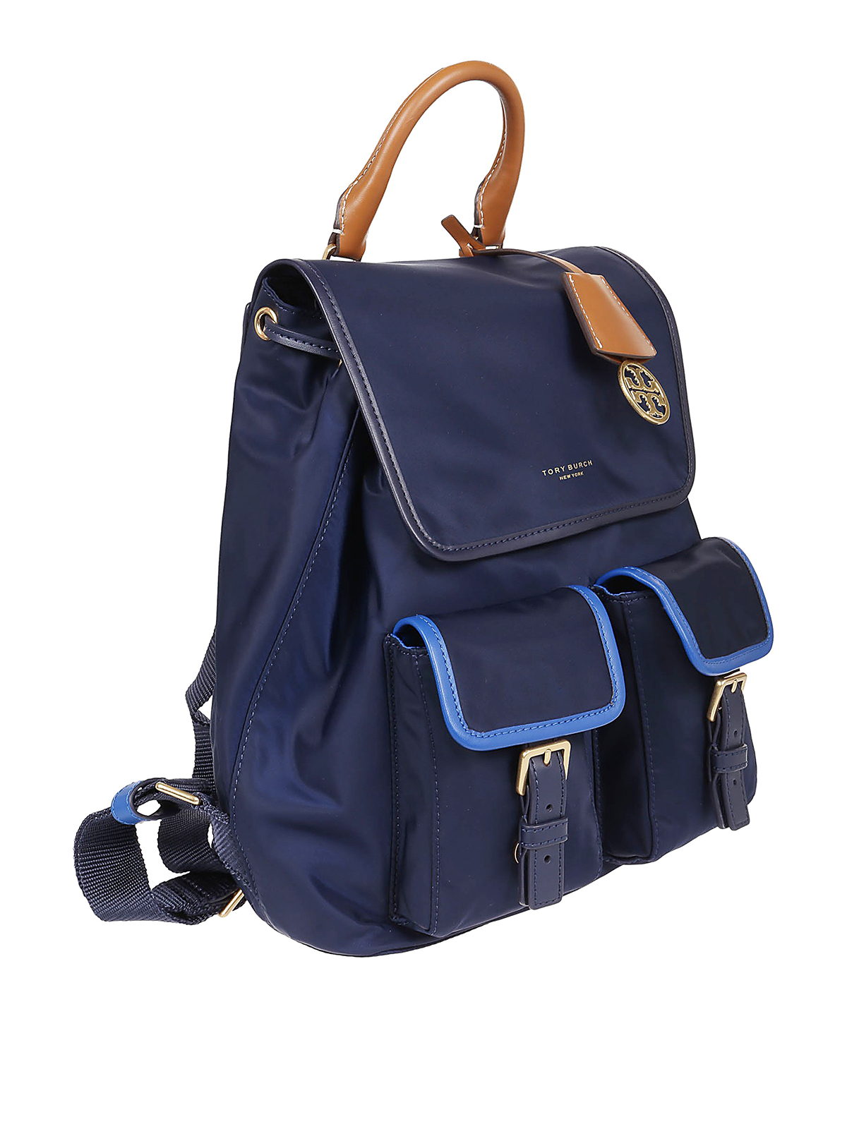 Backpacks Tory Burch - Perry royal blue nylon backpack - 58403403