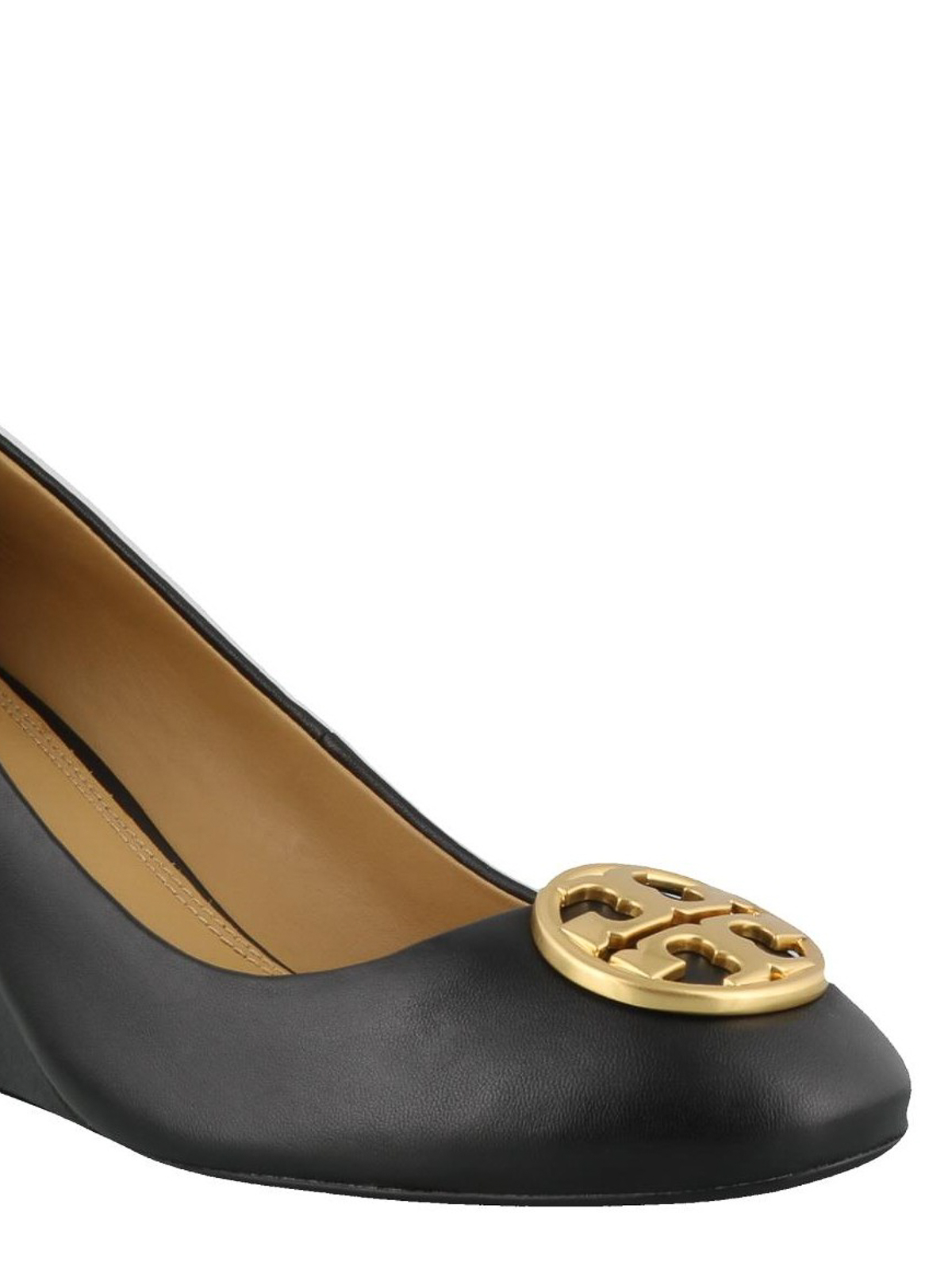 Tory Burch - Chelsea leather wedge pumps - court shoes - 45899006