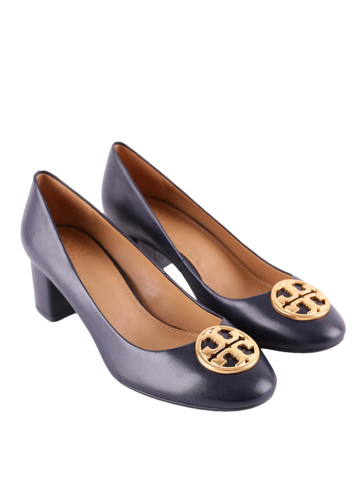Court shoes Tory Burch - Chelsea navy nappa pumps - 45900430 