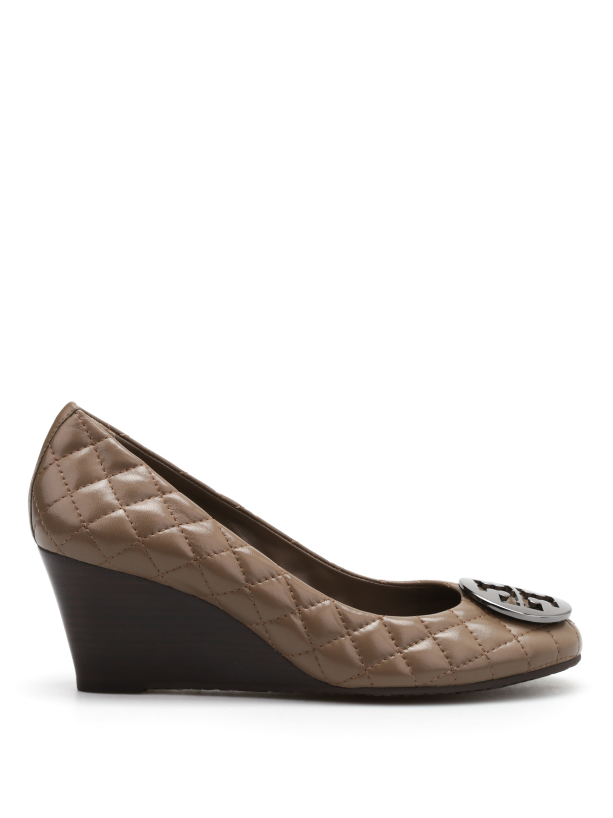 Court shoes Tory Burch - Quinn quilted wedge - 32158774884 