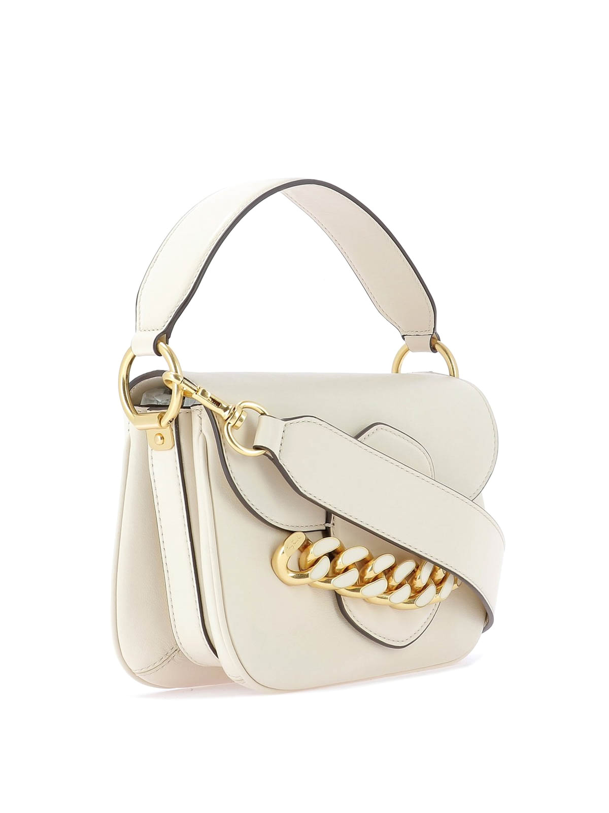Cross body bags Tory Burch - Jessie new cream leather chain small bag -  55007122