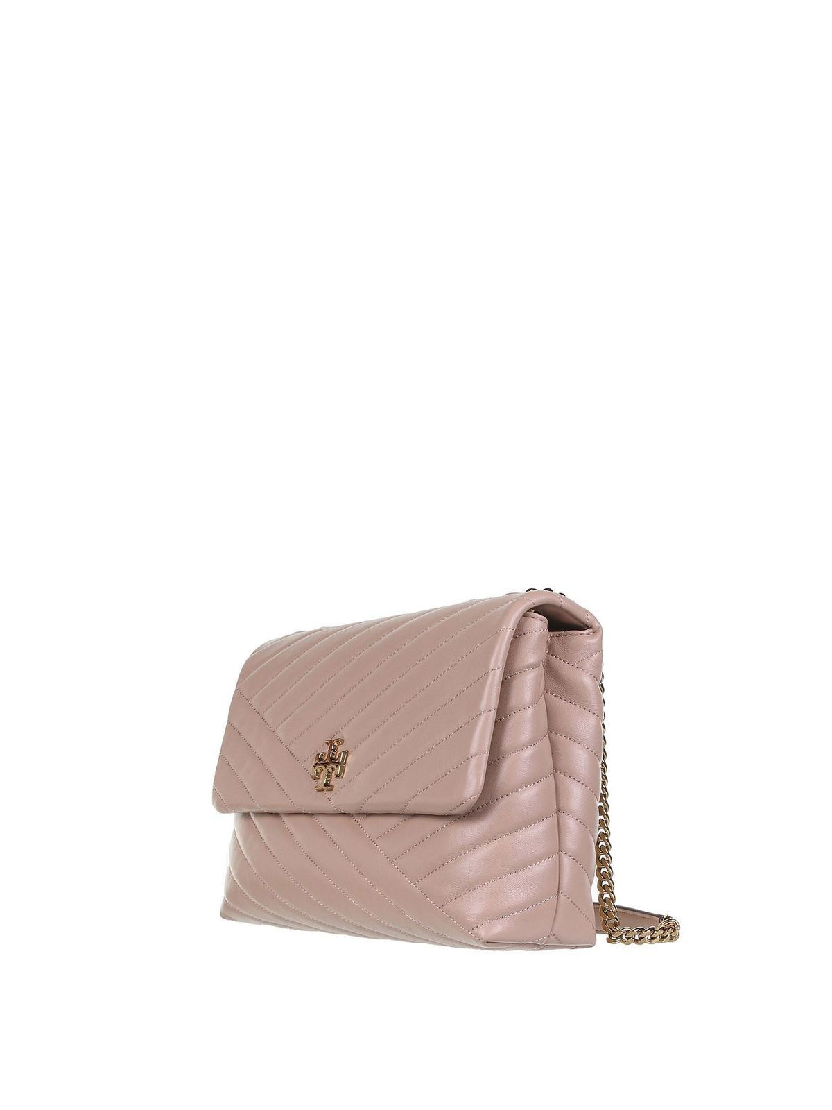 Cross body bags Tory Burch - Kira Chevron bag in pink - 58465288