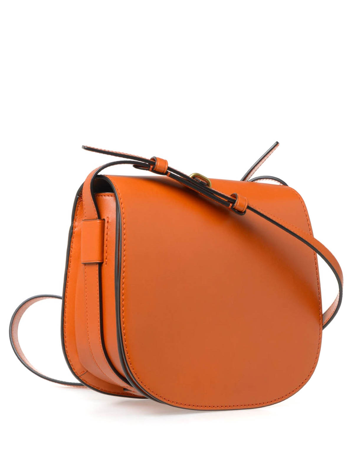 Damen Taschen Umhängetaschen und Geldbörsen Tory Burch Leder Umhängetasche in Orange 