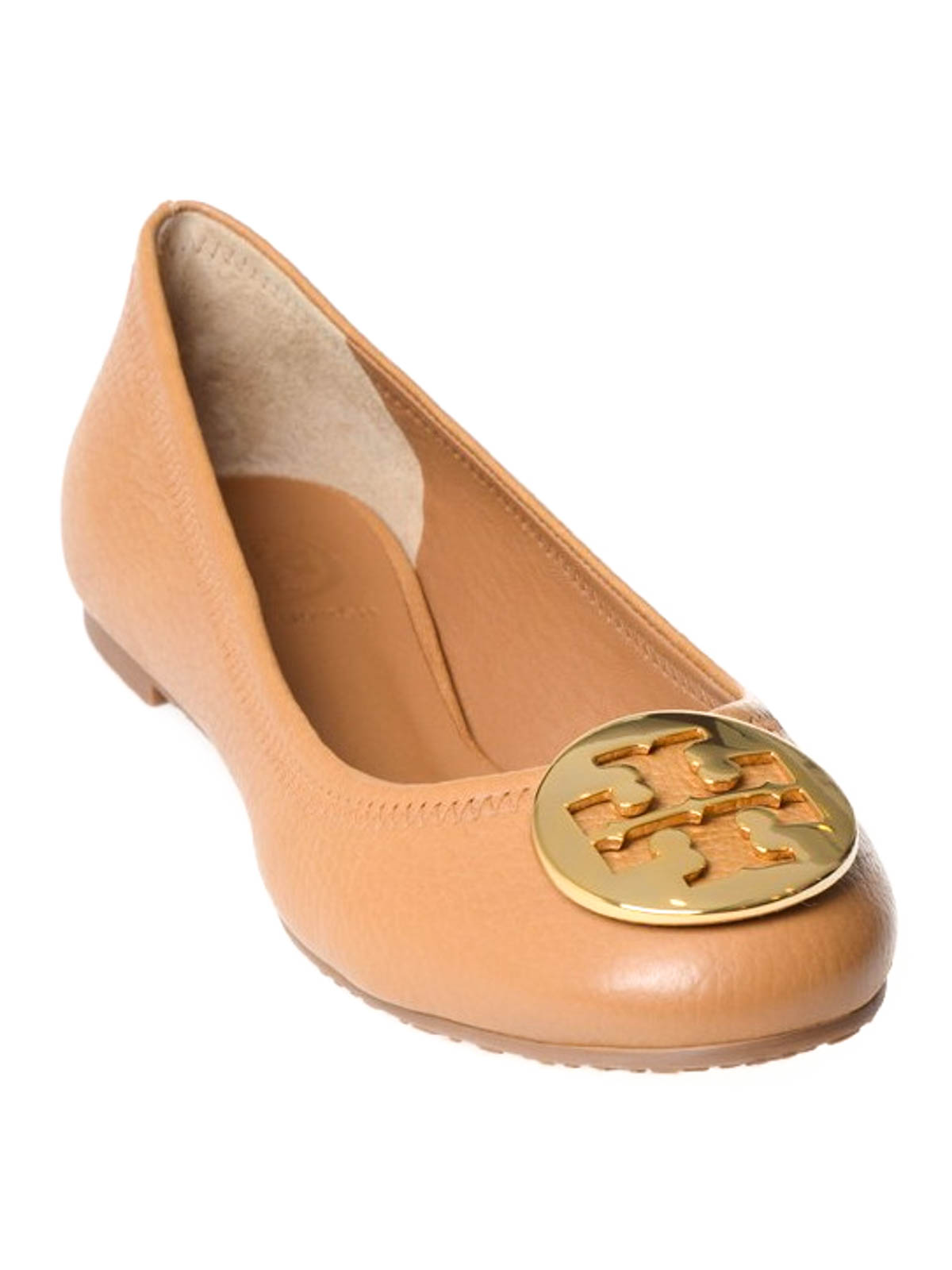 Flat shoes Tory Burch - Reva leather ballet flats - 50008691253