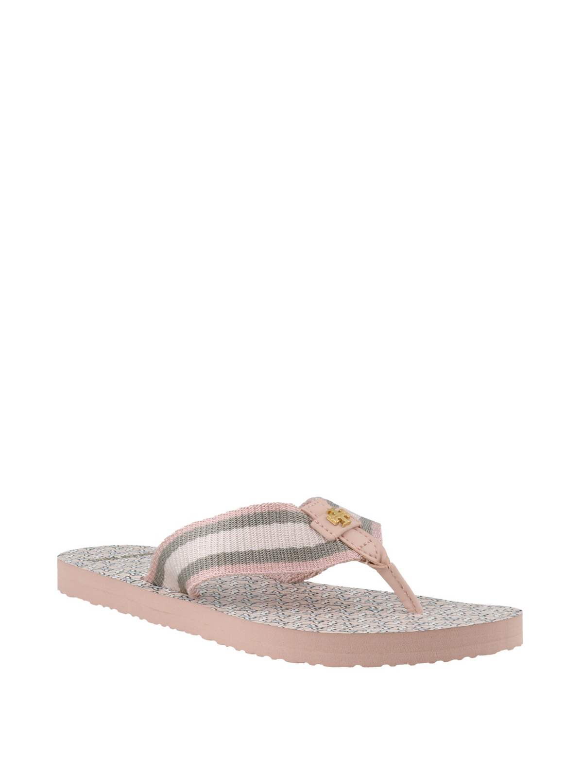 tory burch beige flip flops