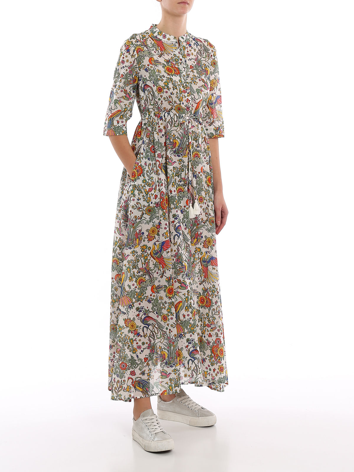 Maxi dresses Tory Burch - Floral cotton maxi dress - 58301962 