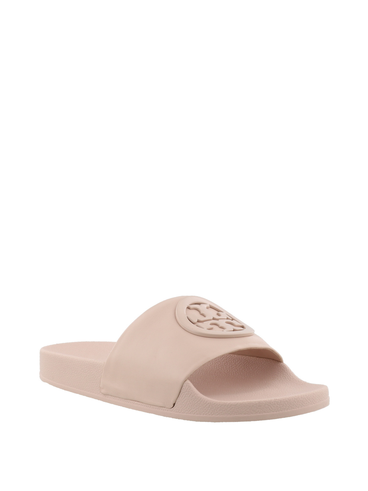 Tory Burch Lina Pink Leather Slide Sandals ØµÙ†Ø¯Ù„ 45518652 Ikrix