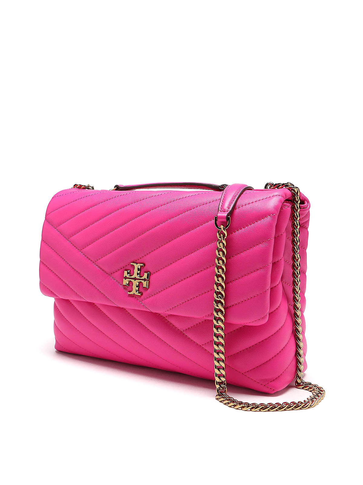 kira chevron convertible shoulder bag crazy pink