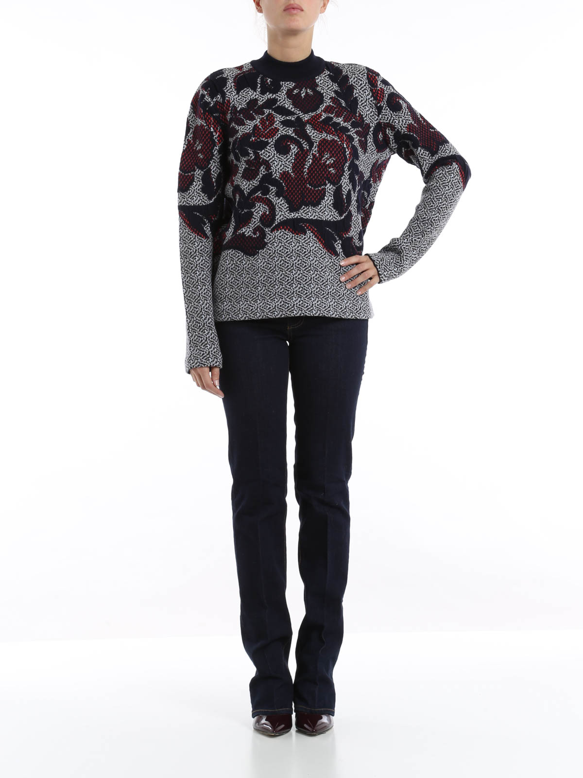 Sweatshirts & Sweaters Tory Burch - Crew neck floral print sweater -  22153642972