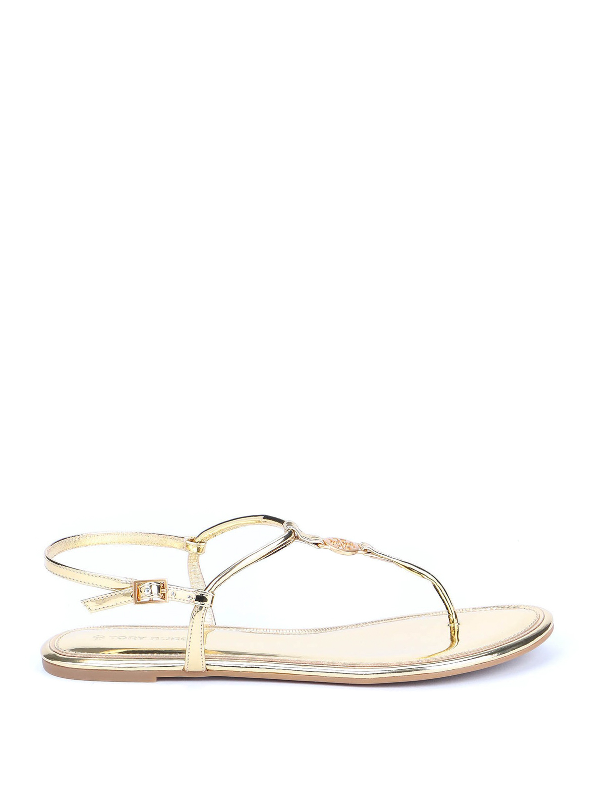 Sandals Tory Burch - Emmy metallic leather thong sandals - 65178701