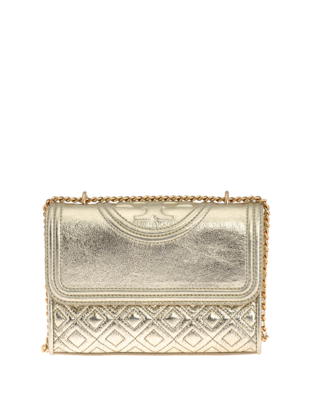 tory burch fleming metallic