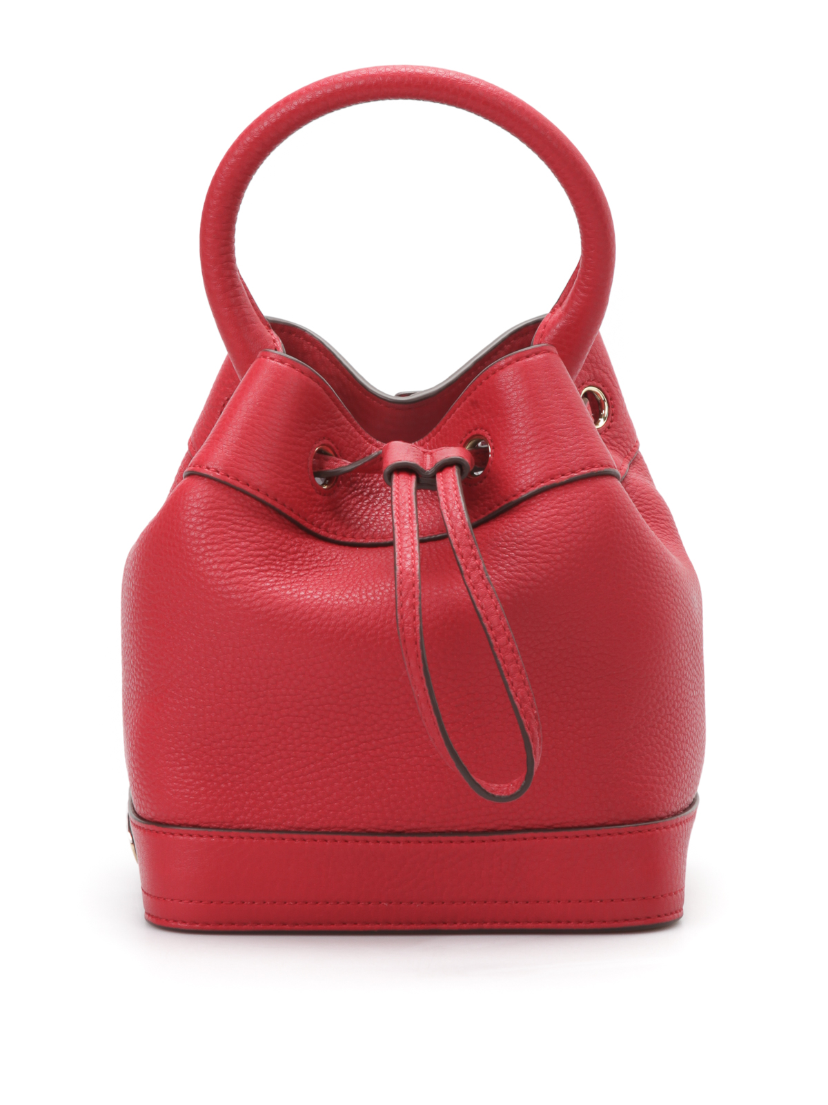 tory burch red bucket bag